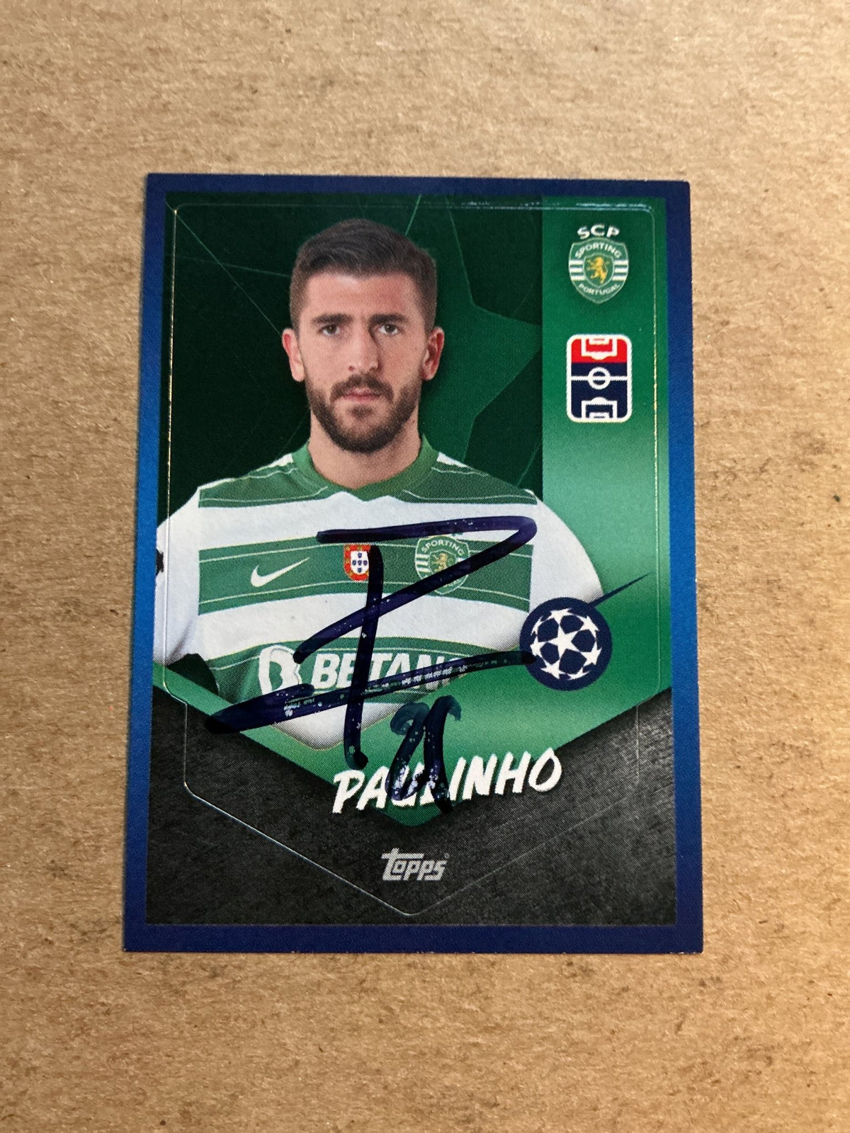 Paulinho, Portugal 🇵🇹 Sporting CP 2021/22 Topps hand signed - Autographs-World