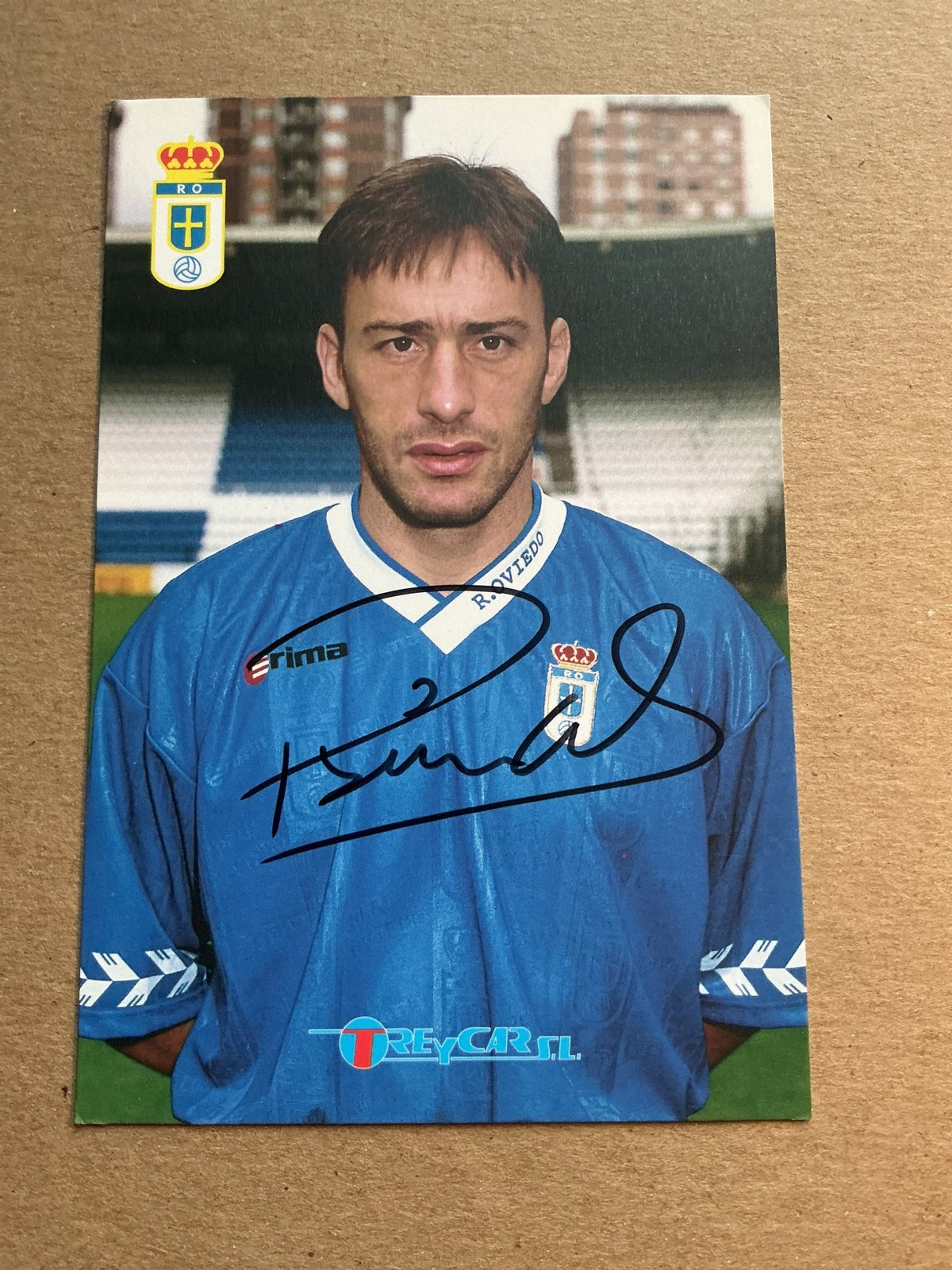 Paulo Bento, Portugal 🇵🇹 Real Oviedo 1999/00 hand signed - Autographs-World