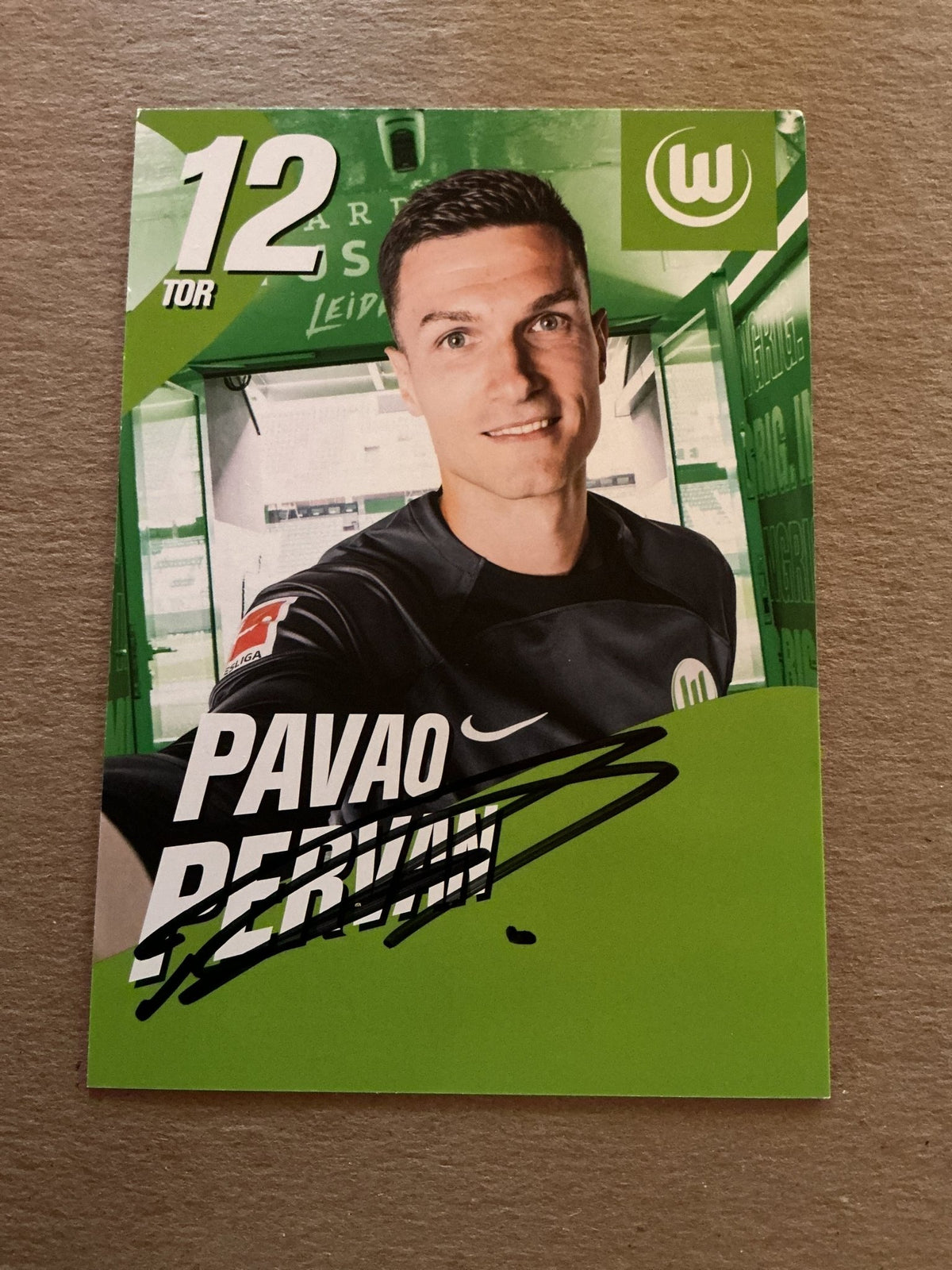 Pavao Pervan, Austria 🇦🇹 VfL Wolfsburg 2022/23 hand signed - Autographs-World