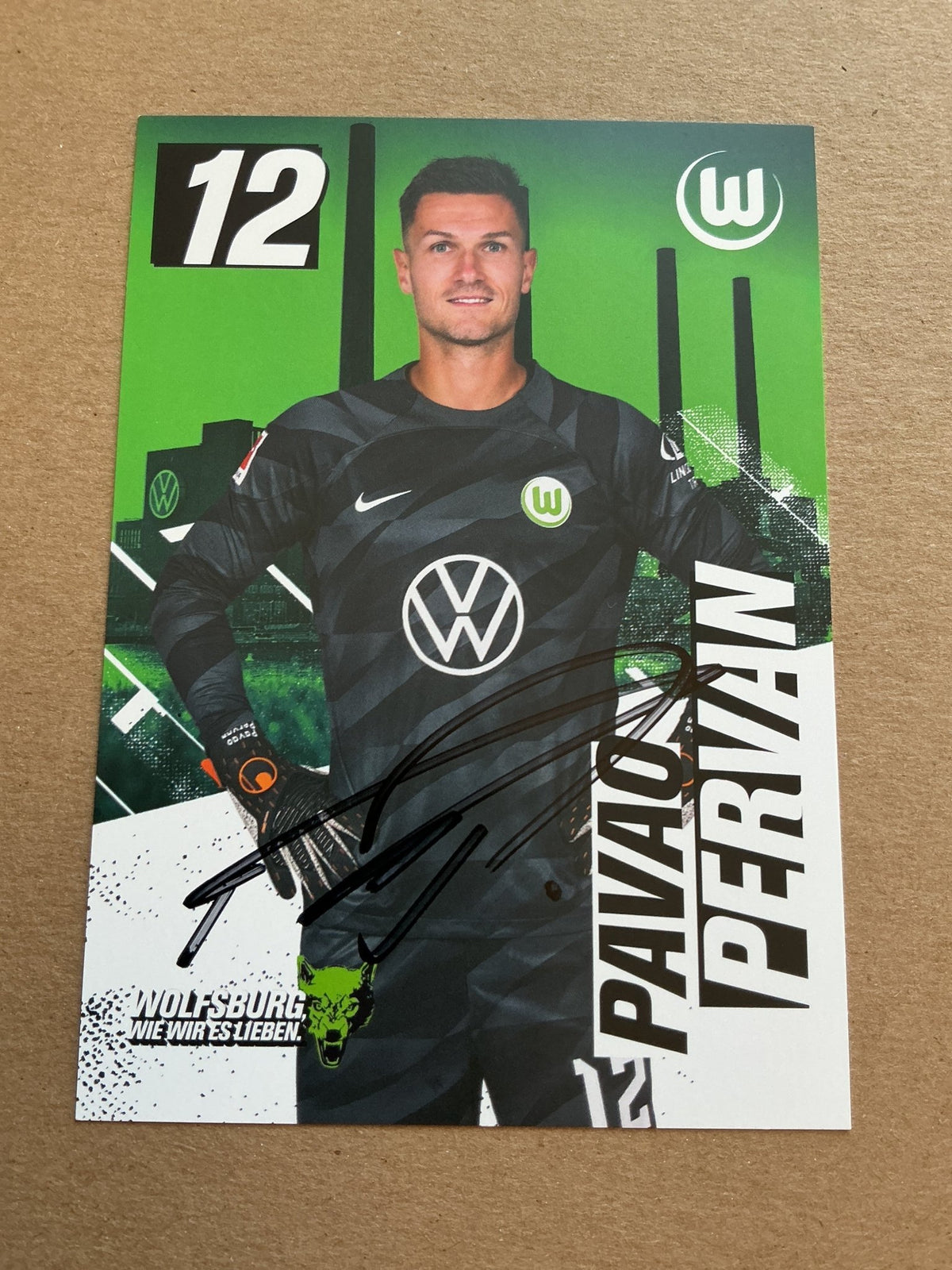 Pavao Pervan, Austria 🇦🇹 VfL Wolfsburg 2023/24 hand signed - Autographs-World