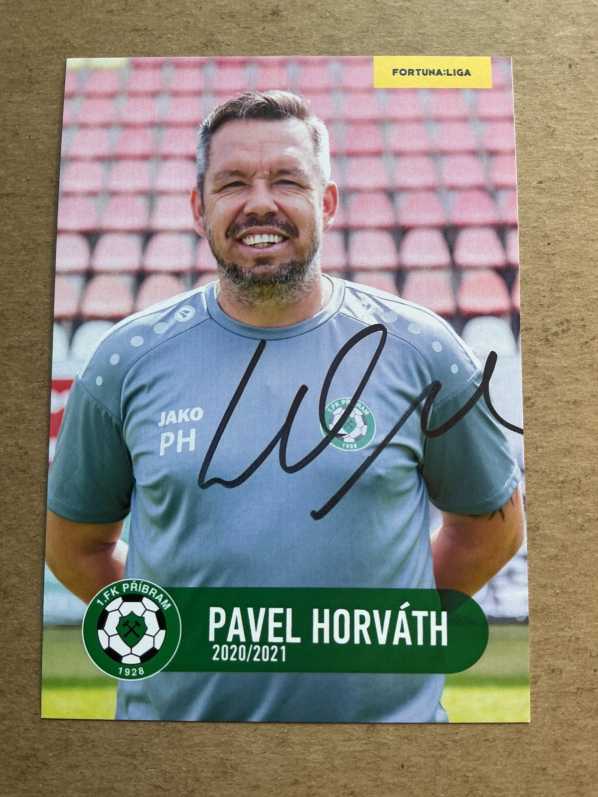 Pavel Horváth, Czech Republic 🇨🇿 1.FK Příbram 2020/21 hand signed - Autographs-World