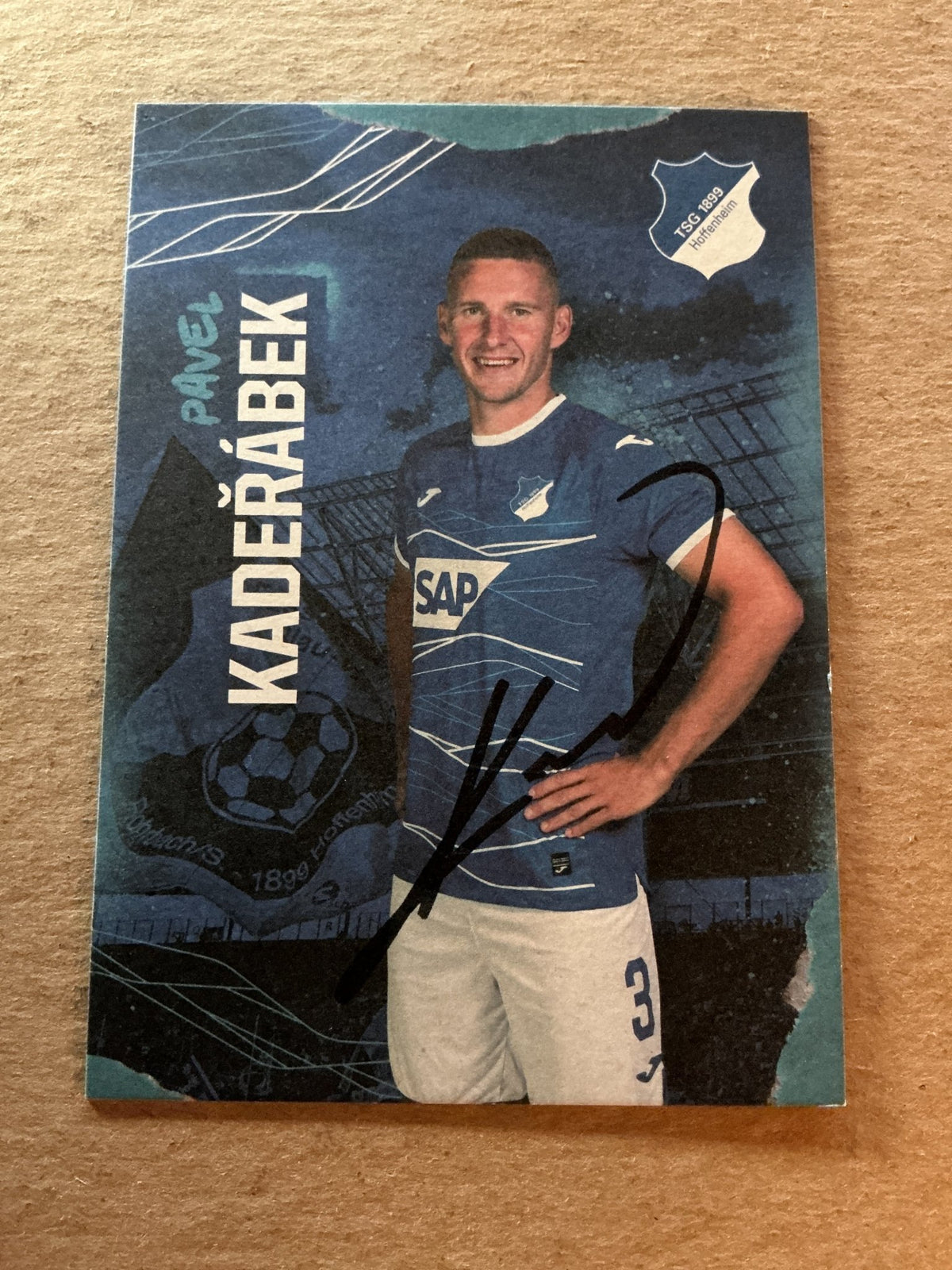 Pavel Kadeřábek, Czech Republic 🇨🇿 TSG 1899 Hoffenheim 2022/23 hand signed - Autographs-World