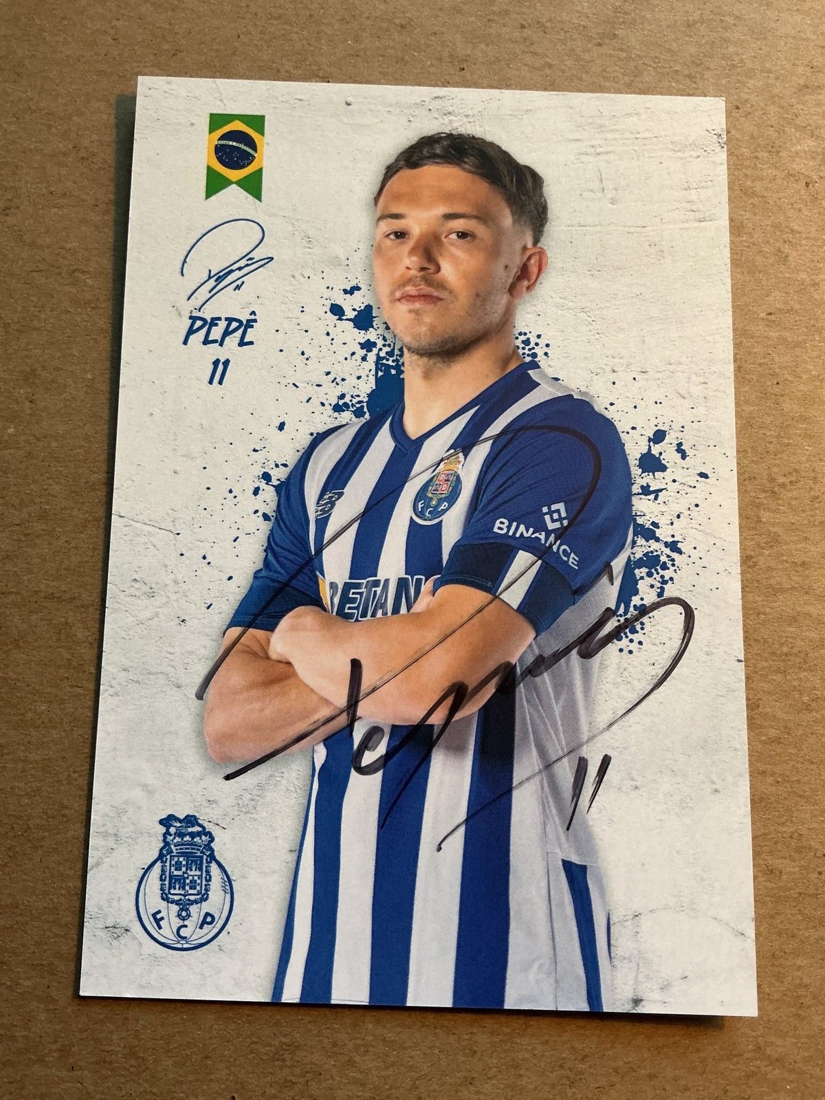Pepê, Brazil 🇧🇷 FC Porto 2022/23 hand signed - Autographs-World