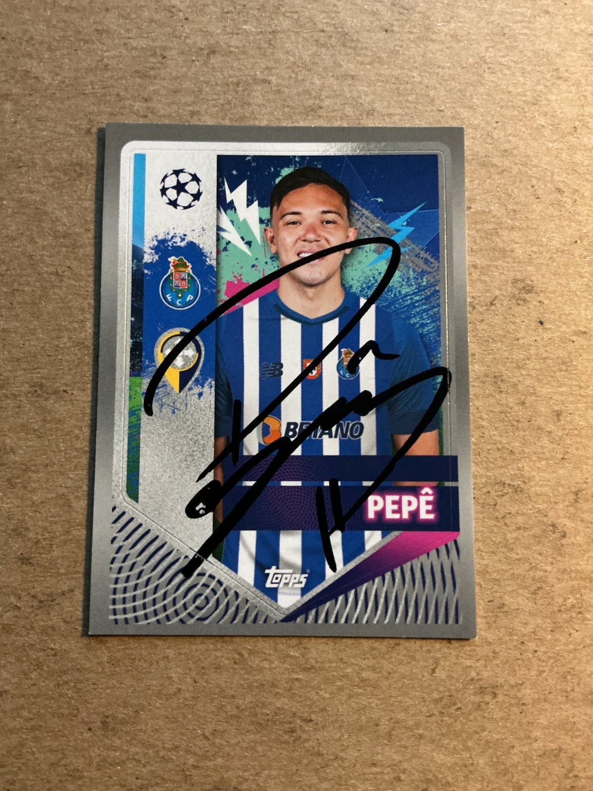 Pepê, Brazil 🇧🇷 FC Porto 2022/23 Topps hand signed - Autographs-World