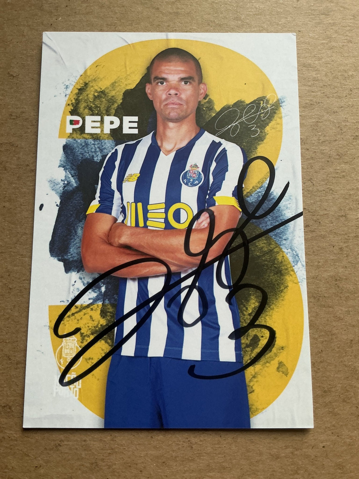 Pepe, Portugal 🇵🇹 FC Porto 2020/21 hand signed - Autographs-World