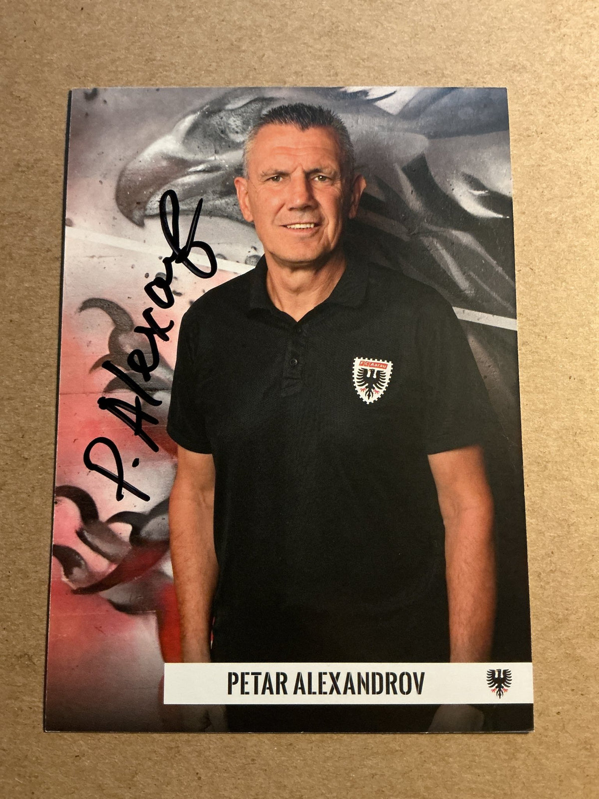 Petar Alexandrov, Switzerland 🇨🇭FC Aarau 2023/24 hand signed - Autographs-World