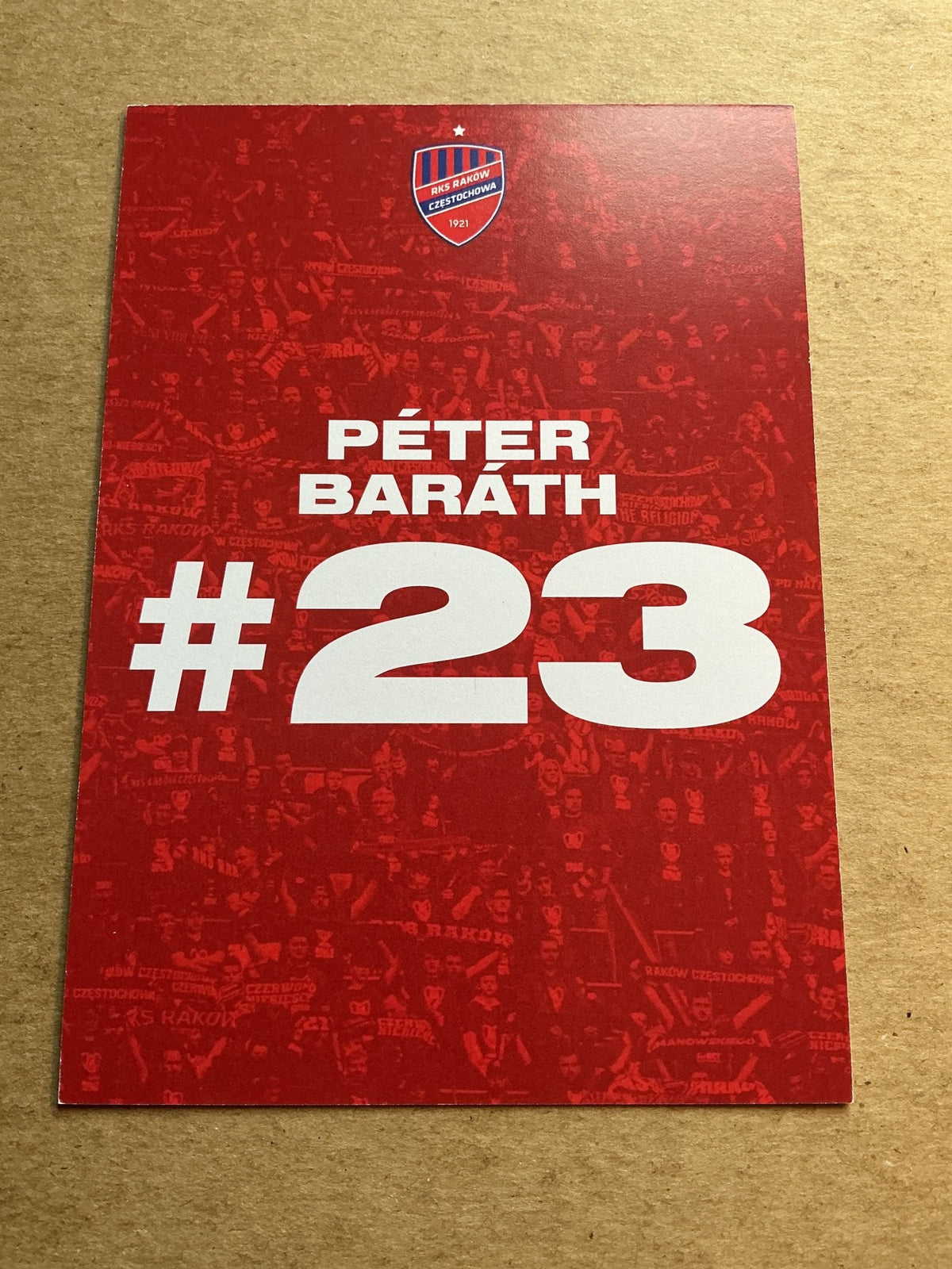 Péter Baráth, Hungary 🇭🇺 Raków Częstochowa 2023/24 hand signed - Autographs-World