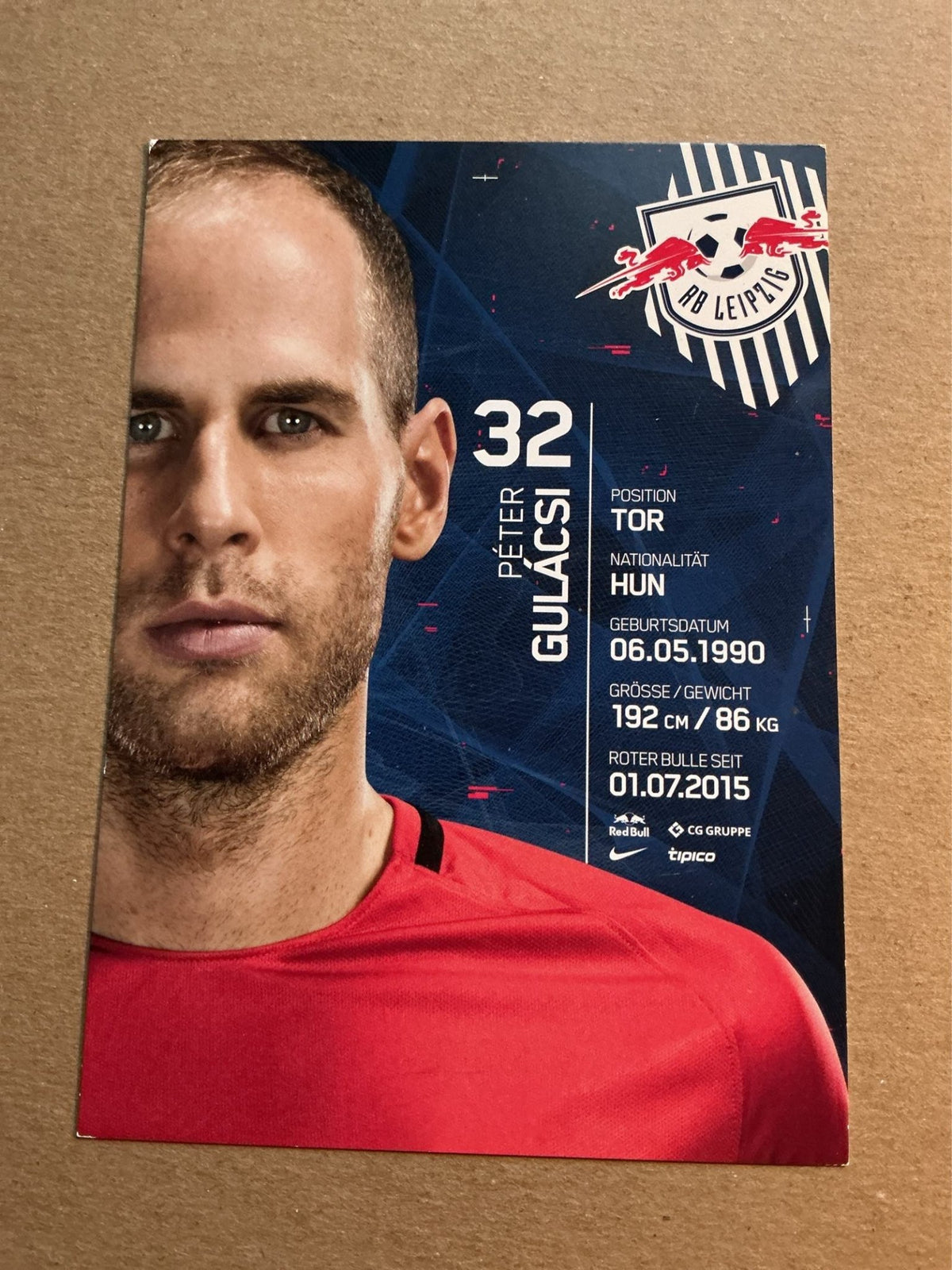 Péter Gulácsi, Hungary 🇭🇺 RB Leipzig 2017/18 hand signed - Autographs-World