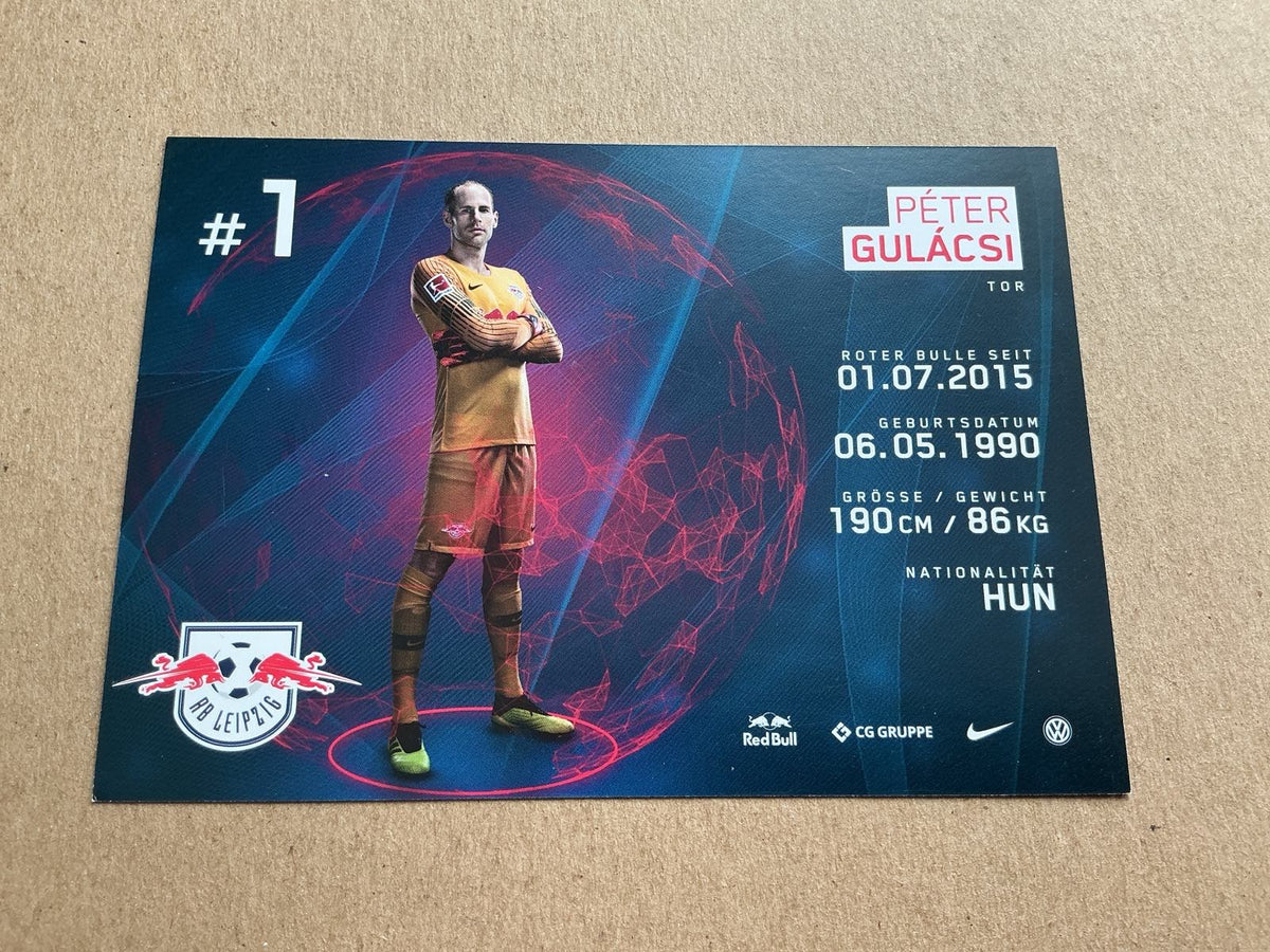 Péter Gulácsi, Hungary 🇭🇺 RB Leipzig 2018/19 hand signed - Autographs-World