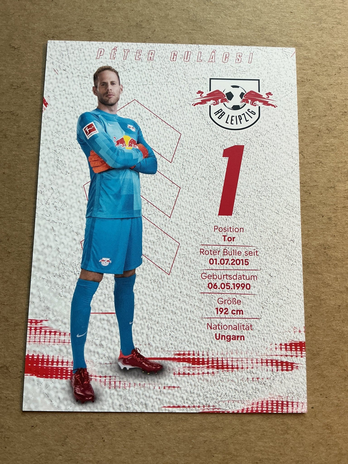 Péter Gulácsi, Hungary 🇭🇺 RB Leipzig 2021/22 hand signed - Autographs-World