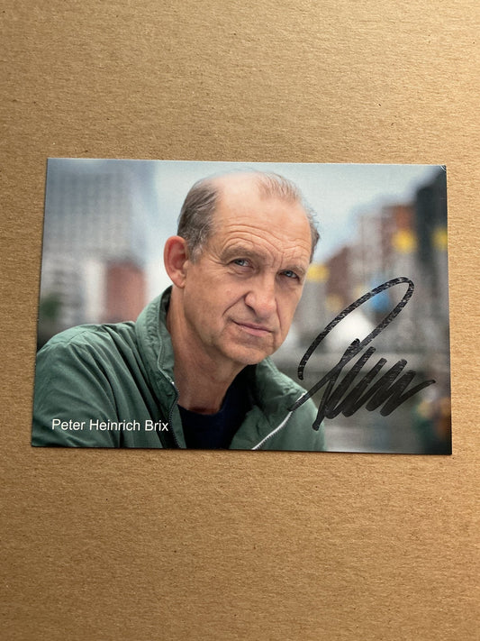 Peter Heinrich Brix, Germany 🇩🇪 Actor 2024 hand signed - Autographs-World