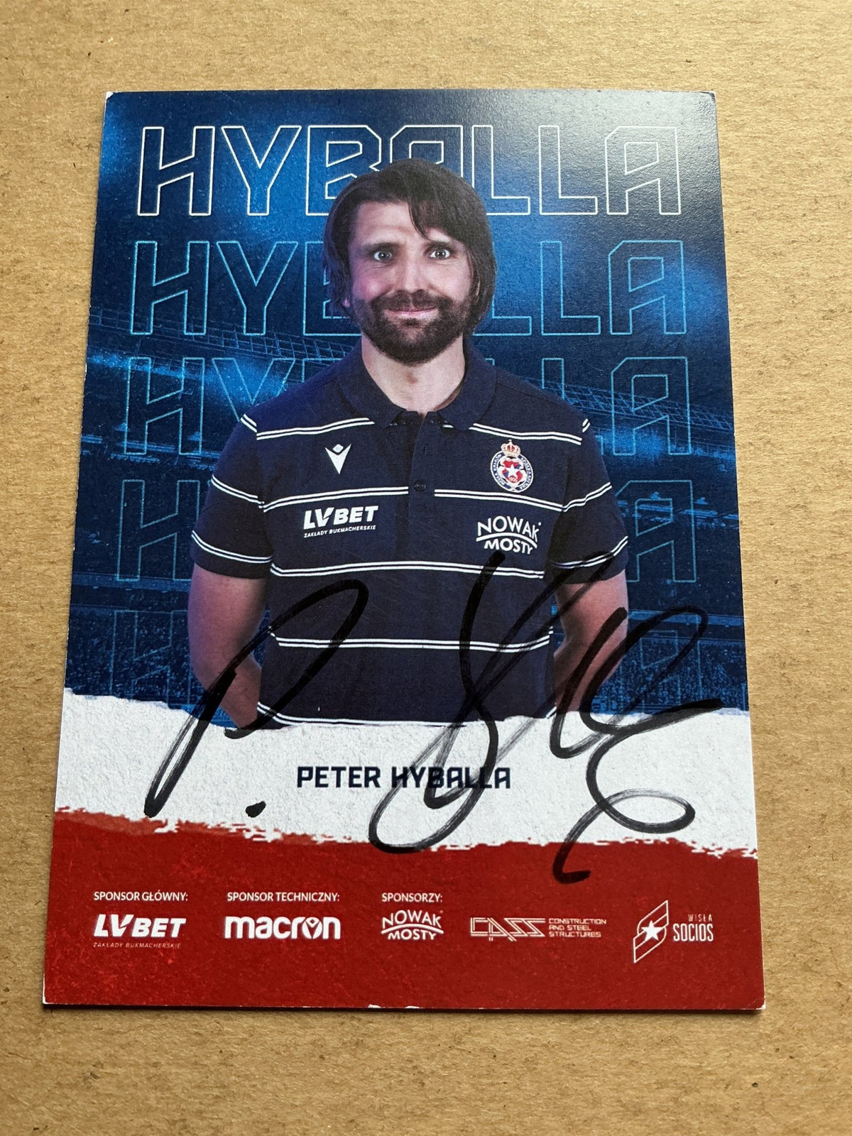 Peter Hyballa, Germany 🇩🇪 Wisła Kraków 2020/21 hand signed - Autographs-World