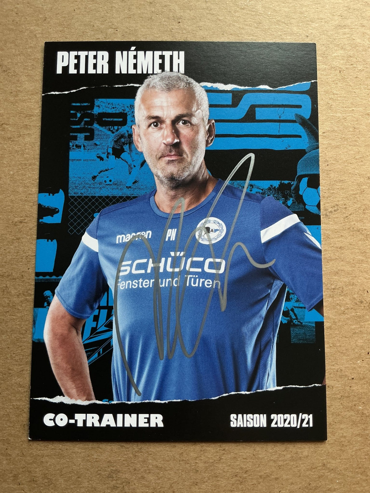 Peter Németh, Germany 🇩🇪 Arminia Bielefeld 2020/21 hand signed - Autographs-World