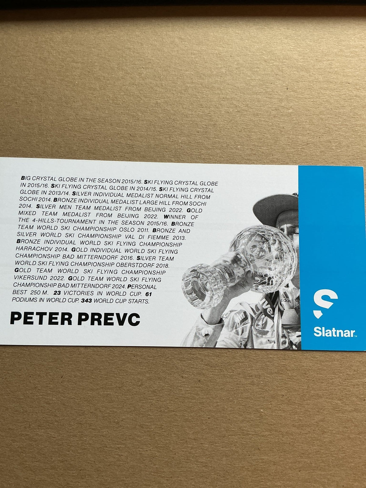 Peter Prevc, Slovenia 🇸🇮 Ski Jumping Winter 2025/26 hand signed - Autographs-World