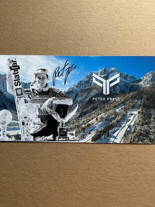 Peter Prevc, Slovenia 🇸🇮 Ski Jumping Winter 2025/26 hand signed - Autographs-World