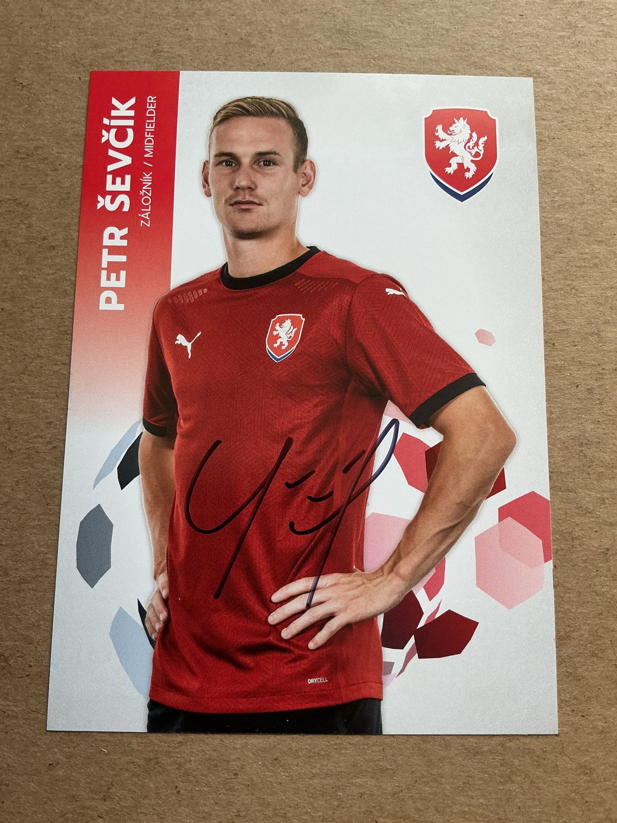 Petr Ševčík, Czech Republic 🇨🇿 UEFA Euro Cup 2020 hand signed - Autographs-World