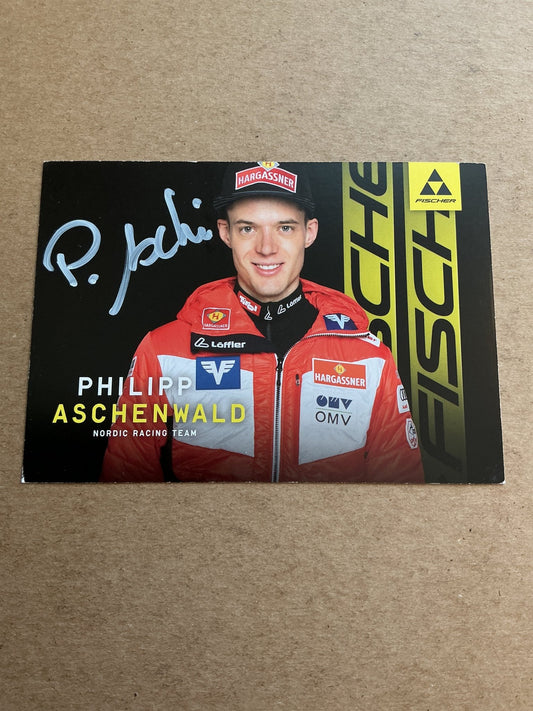 Philipp Aschenwald, Austria 🇦🇹 Ski Jumping Winter 2023/24 hand signed - Autographs-World