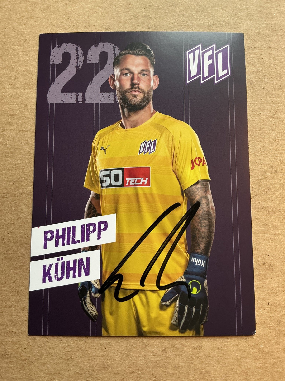 Philipp Kühn, Germany 🇩🇪 VfL Osnabrück 2021/22 hand signed - Autographs-World