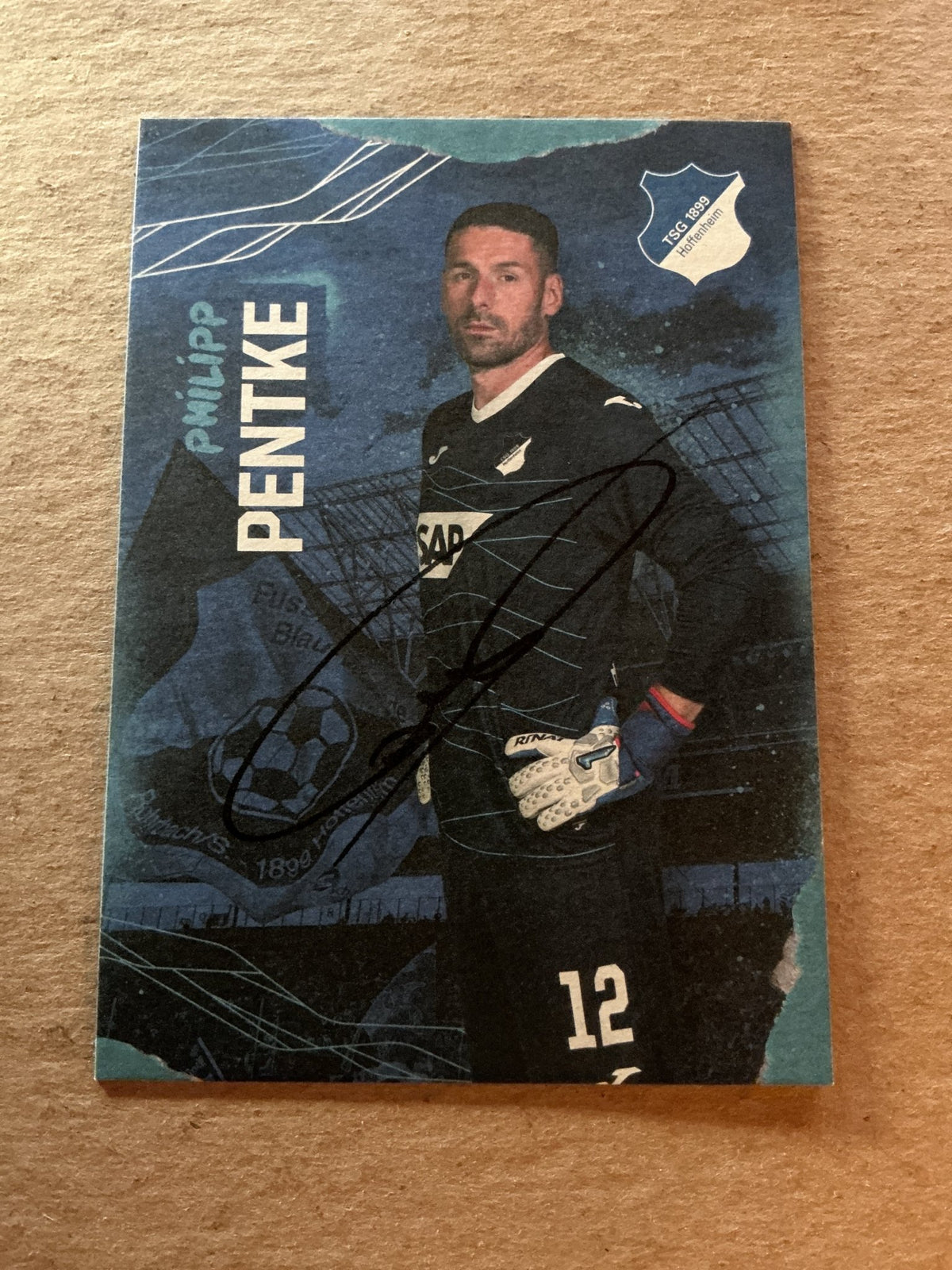 Philipp Pentke, Germany 🇩🇪 TSG 1899 Hoffenheim 2022/23 hand signed - Autographs-World