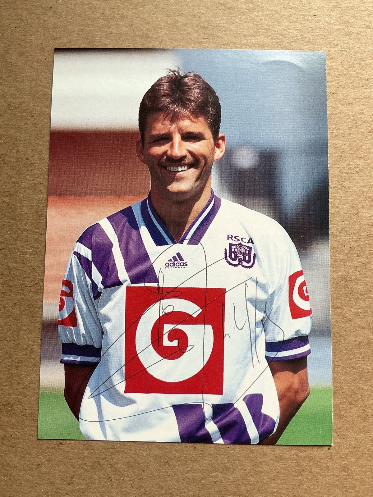 Philippe Albert, Belgium 🇧🇪 RSC Anderlecht 1993/94 hand signed - Autographs-World