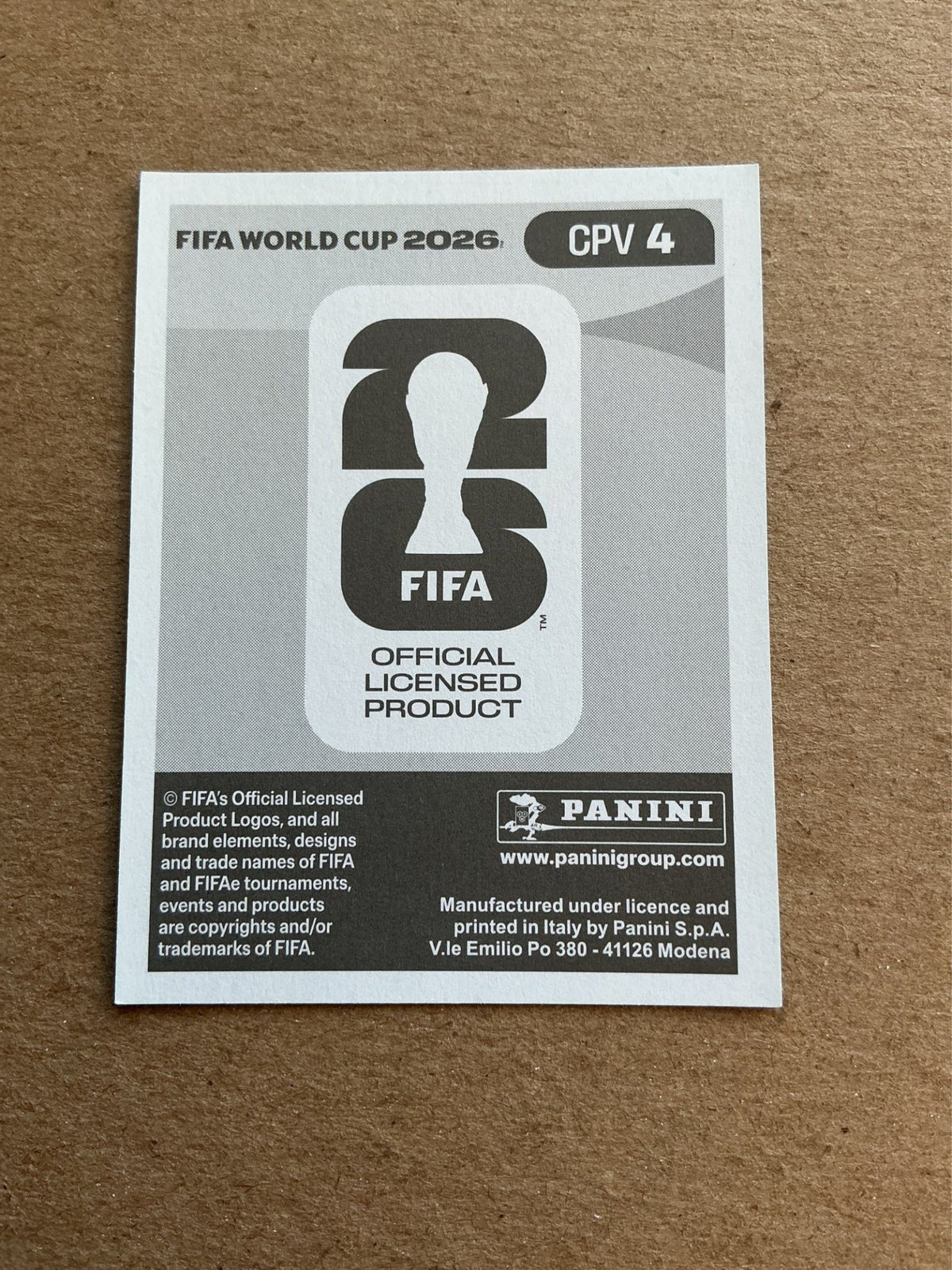 Pico, Cape Verde 🇨🇻 FIFA World Cup 2026 Panini hand signed - Autographs-World