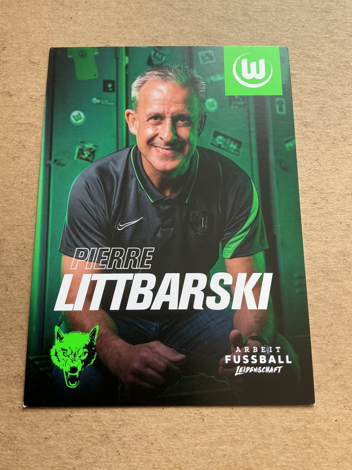 Pierre Littbarski, Germany 🇩🇪 VfL Wolfsburg 2021/22 hand signed - Autographs-World