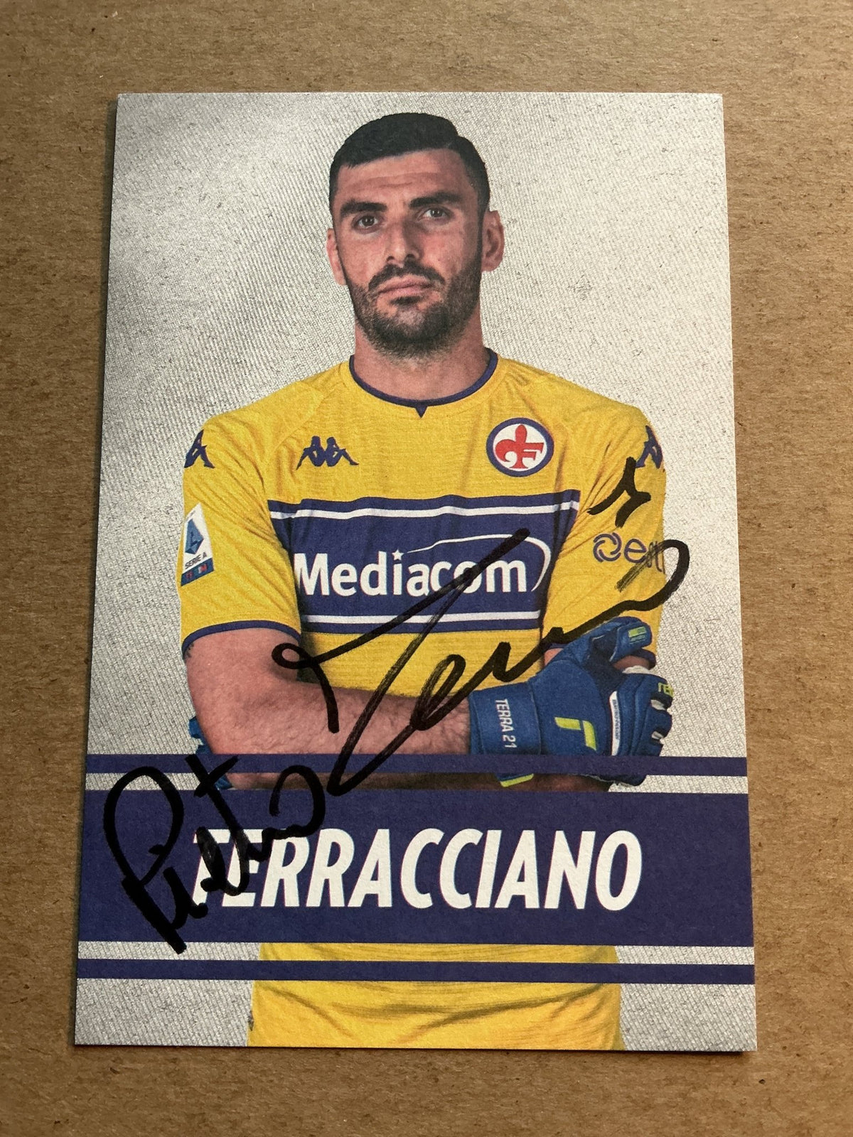 Pietro Terracciano, Italy 🇮🇹 ACF Fiorentina 2021/22 hand signed - Autographs-World