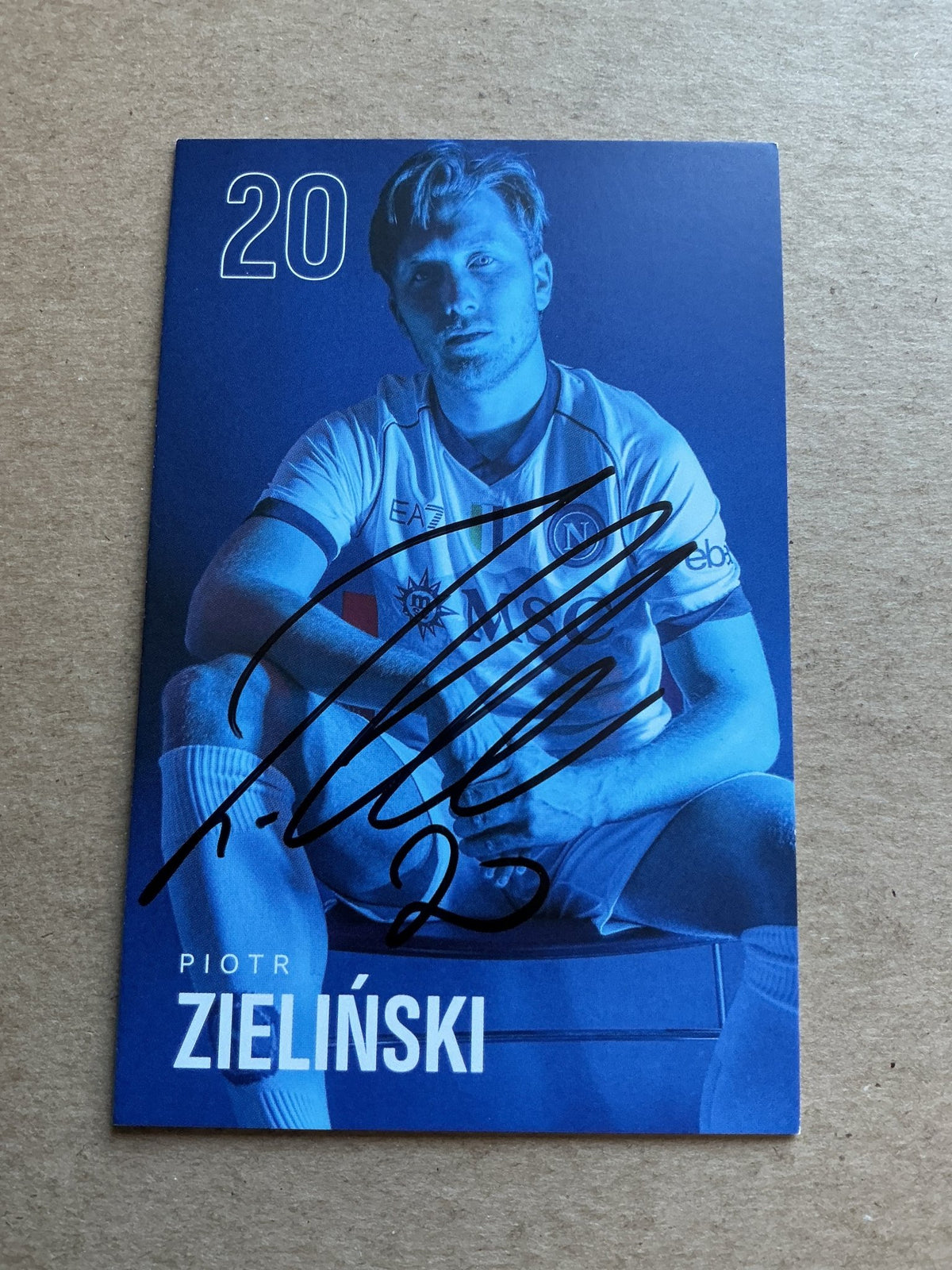Piotr Zielinski, Poland 🇵🇱 SSC Napoli 2023/24 hand signed - Autographs-World