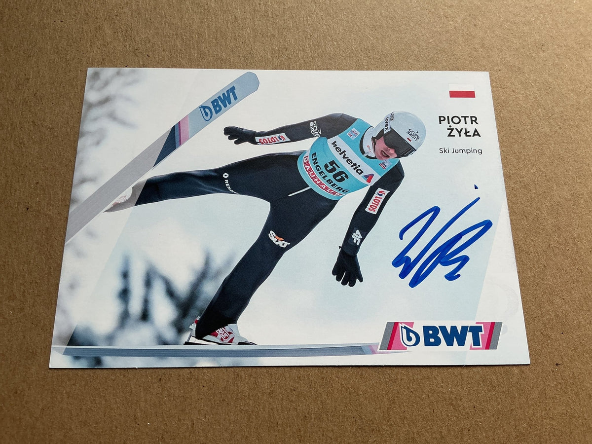 Piotr Żyła, Poland 🇵🇱 Ski Jumping Winter 2022/23 hand signed - Autographs-World