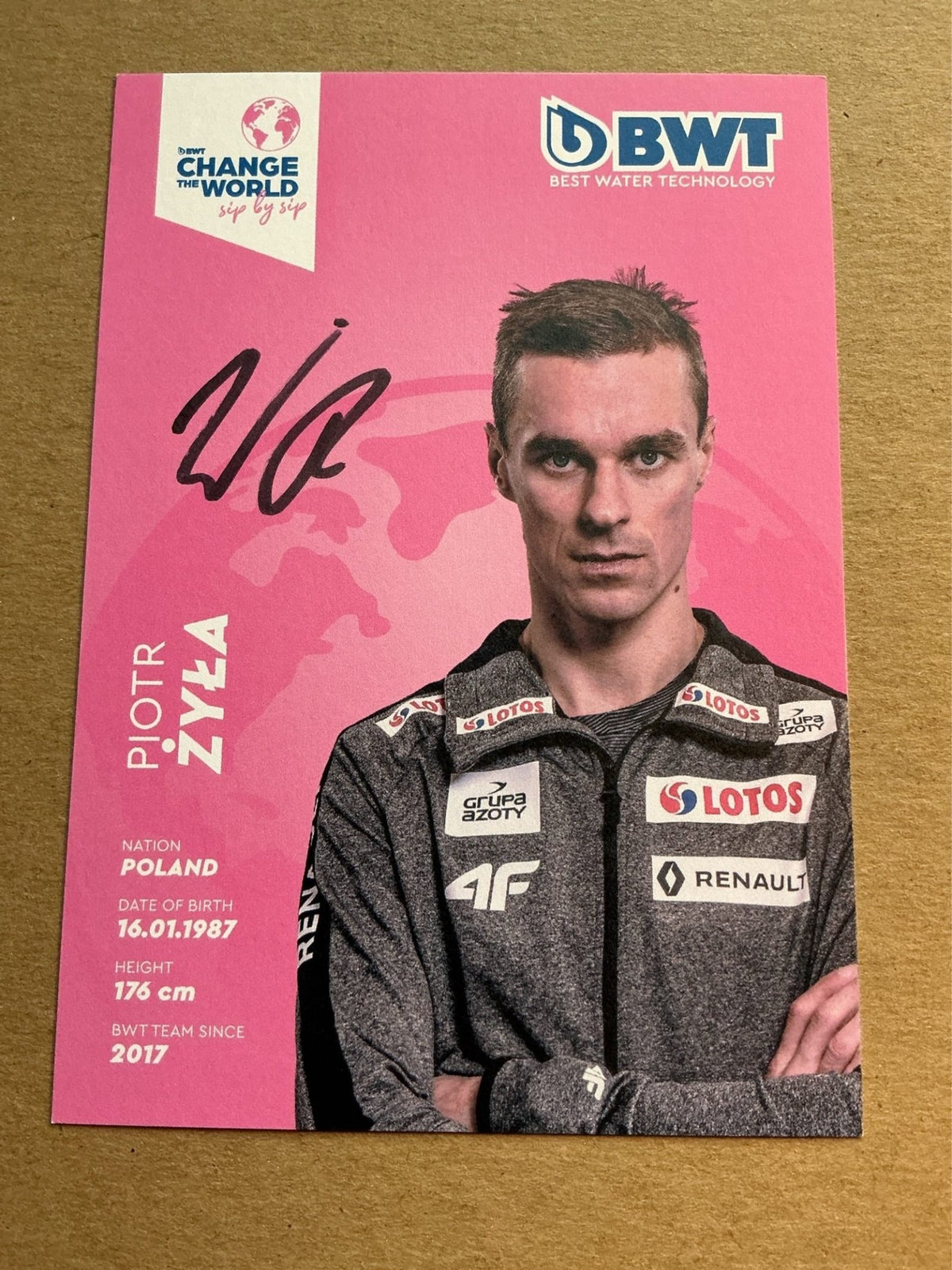 Piotr Żyła, Poland 🇵🇱 Ski Jumping Winter 2025/26 hand signed - Autographs-World