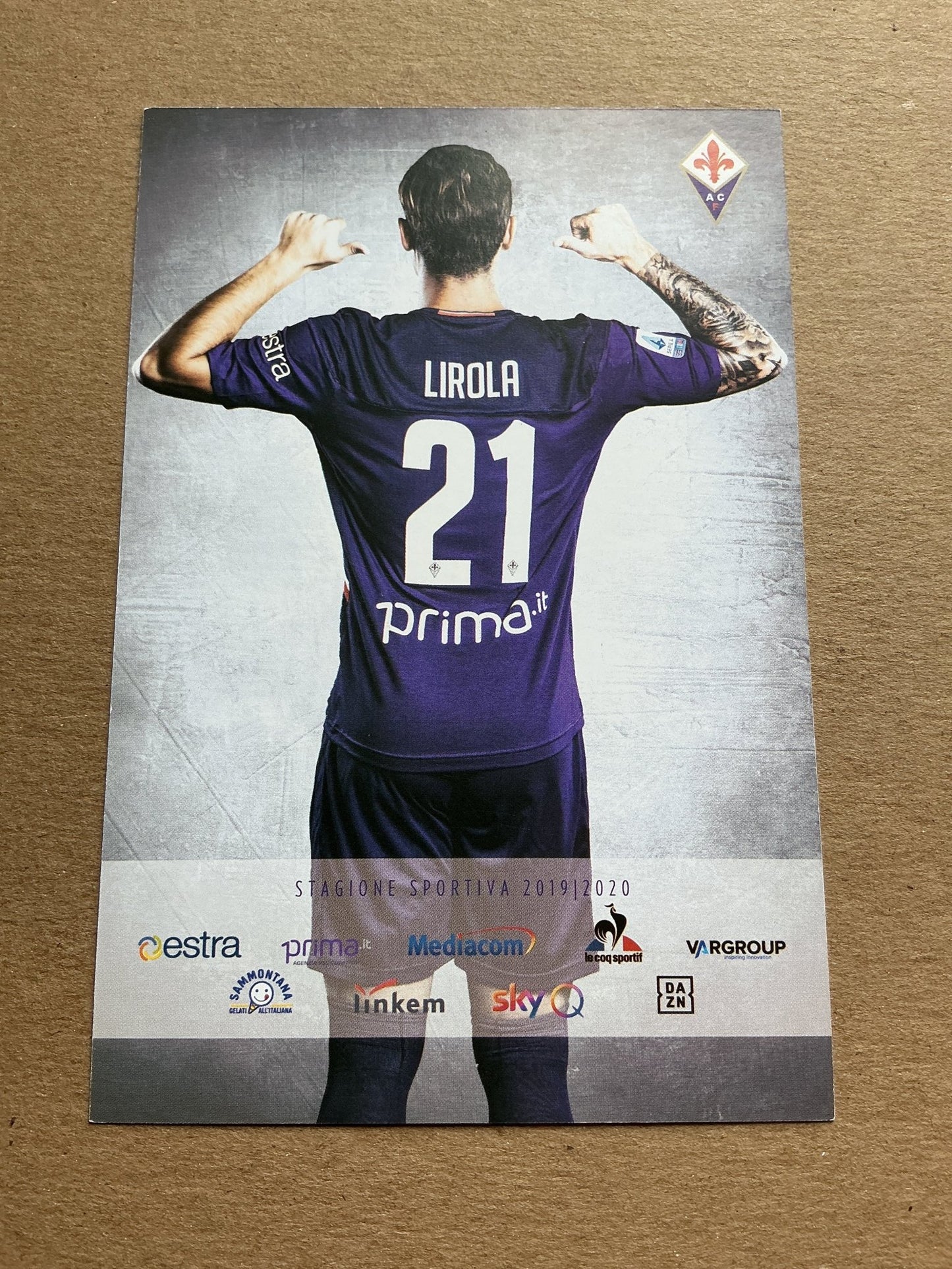 Pol Lirola, Spain 🇪🇸 ACF Fiorentina 2019/20 hand signed - Autographs-World