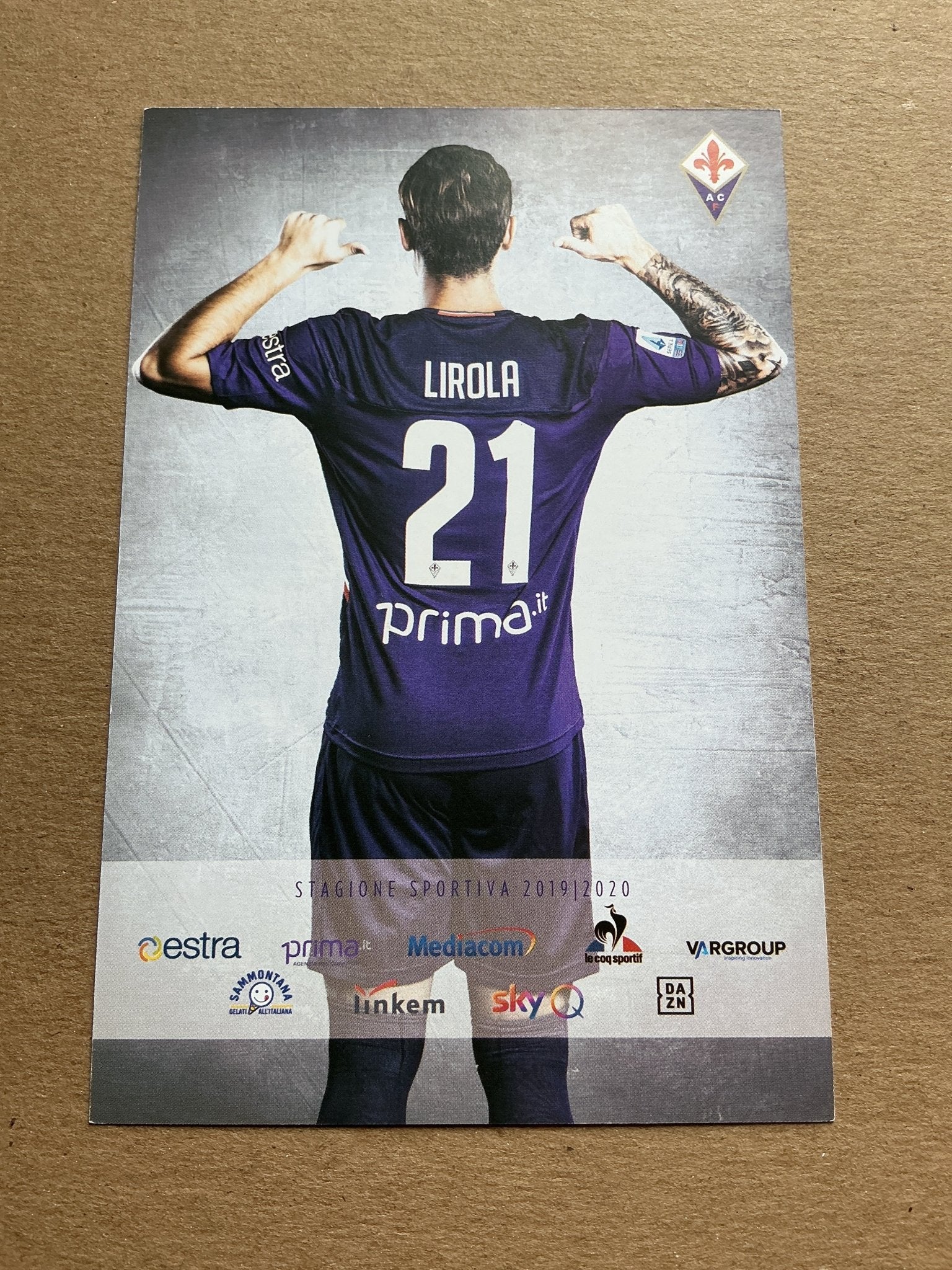 Pol Lirola, Spain 🇪🇸 ACF Fiorentina 2019/20 hand signed - Autographs-World