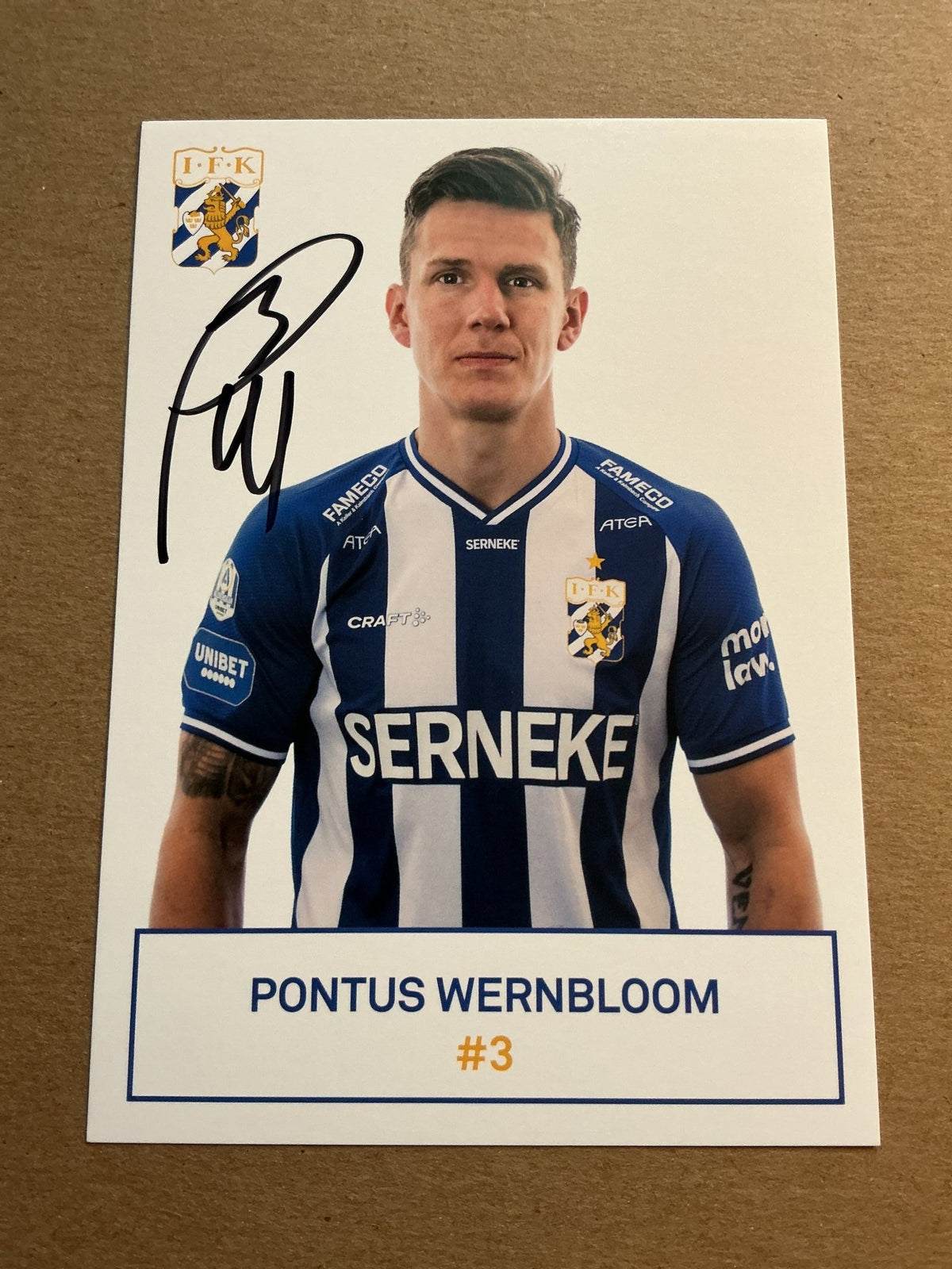 Pontus Wernbloom, Sweden 🇸🇪 IFK Göteborg 2021/22 hand signed - Autographs-World