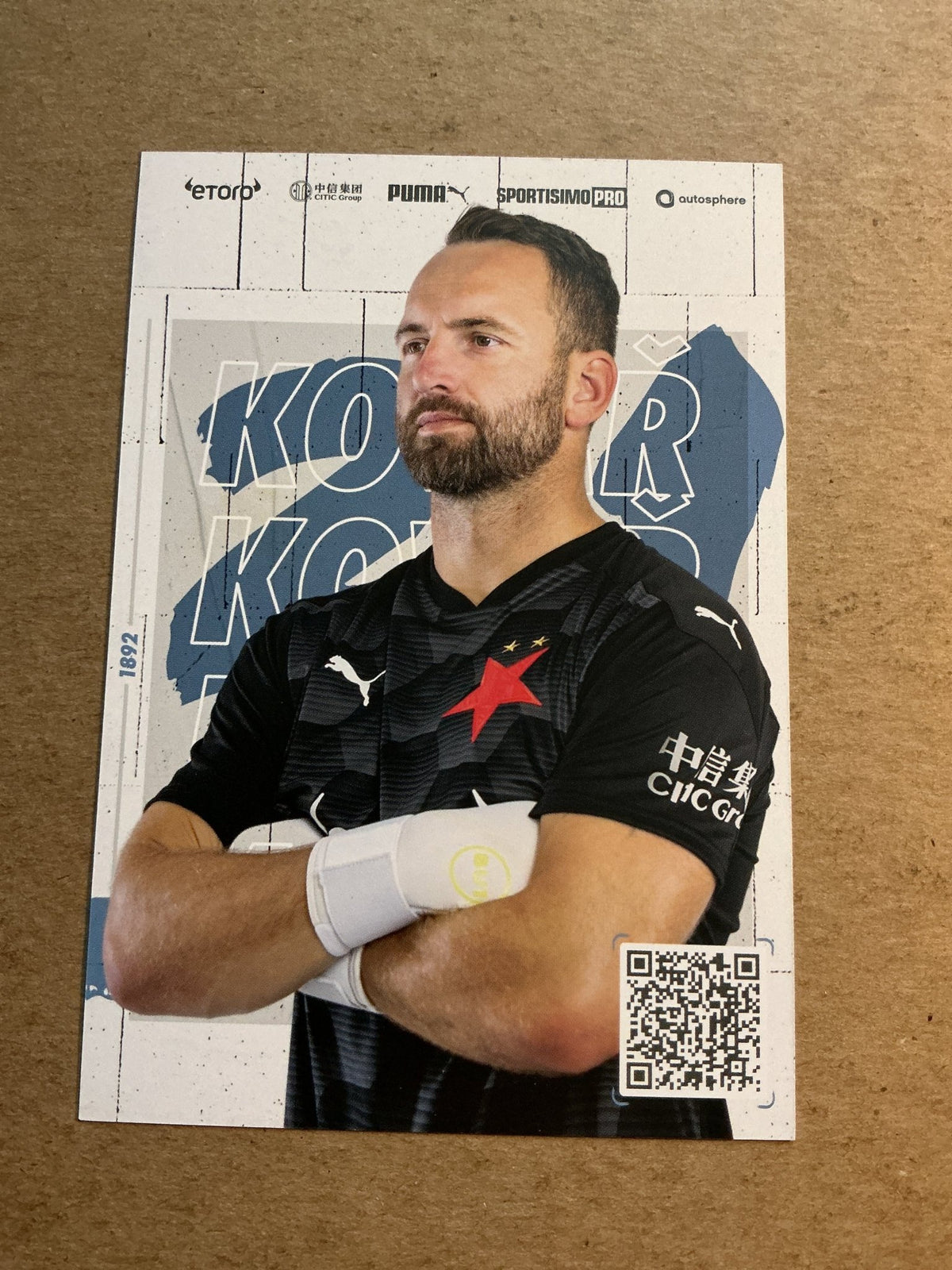 Přemysl Kovar, Czech Republic 🇨🇿 SK Slavia Prague 2021/22 hand signed - Autographs-World