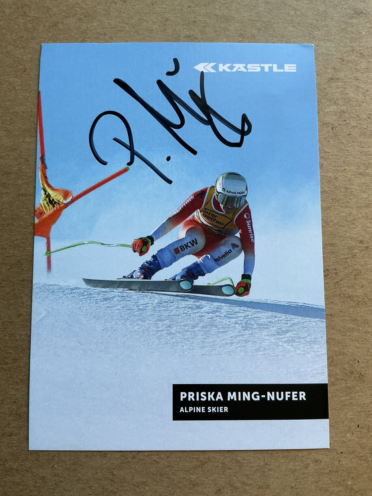 Priska Ming-Nufer, Switzerland 🇨🇭 Alpine Winter 2025/26 hand signed - Autographs-World