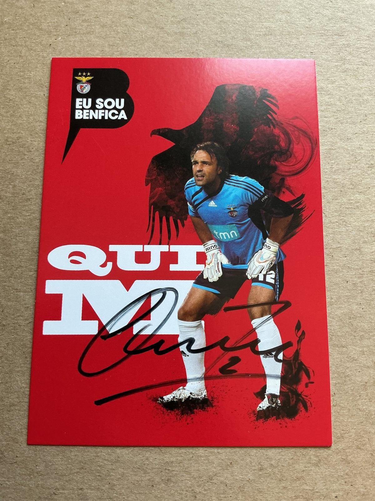 Quim, Portugal 🇵🇹 SL Benfica 2009/10 hand signed - Autographs-World
