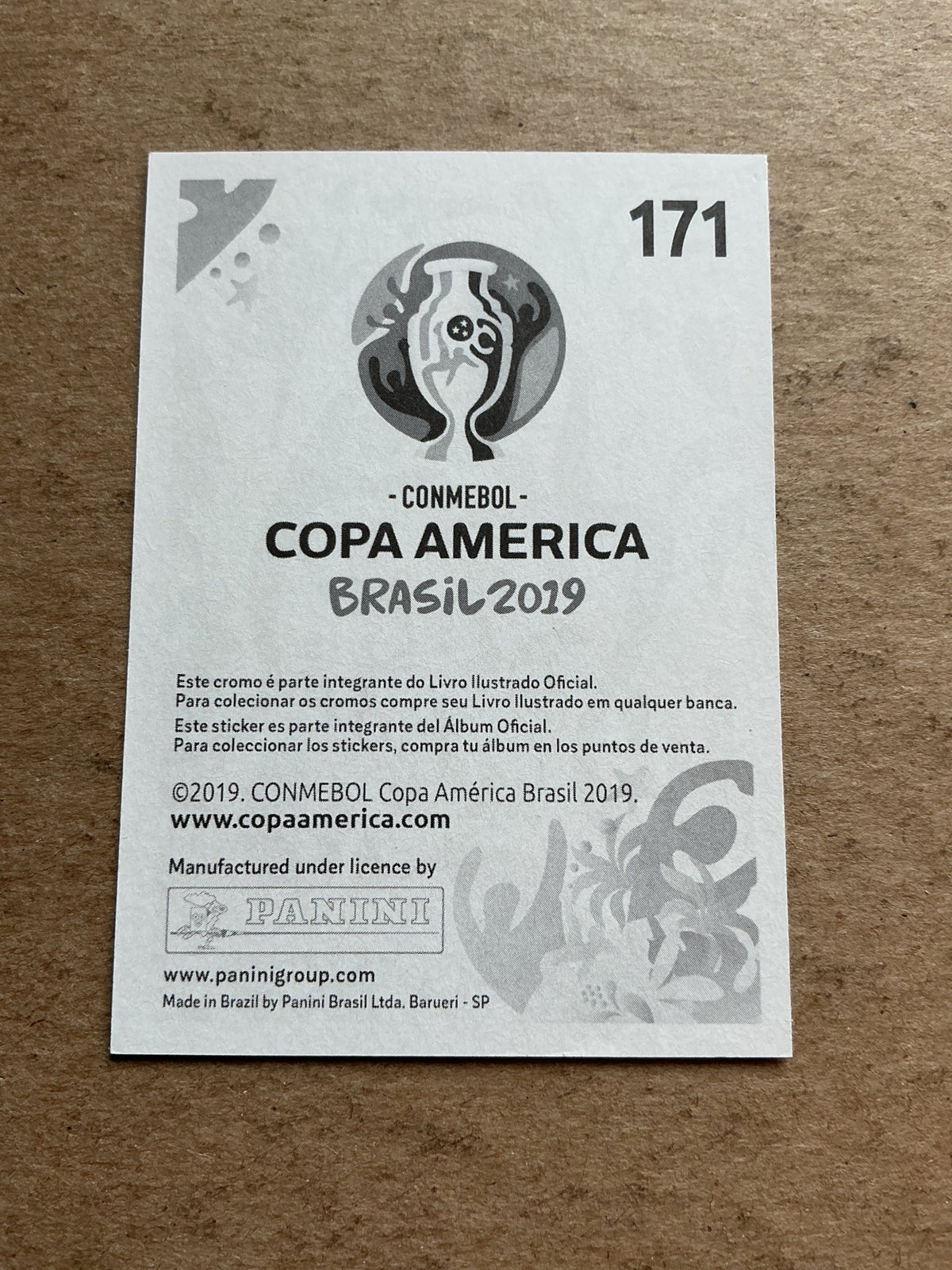 Radamel Falcao, Colombia 🇨🇴 Copa America 2019 Panini hand signed - Autographs-World