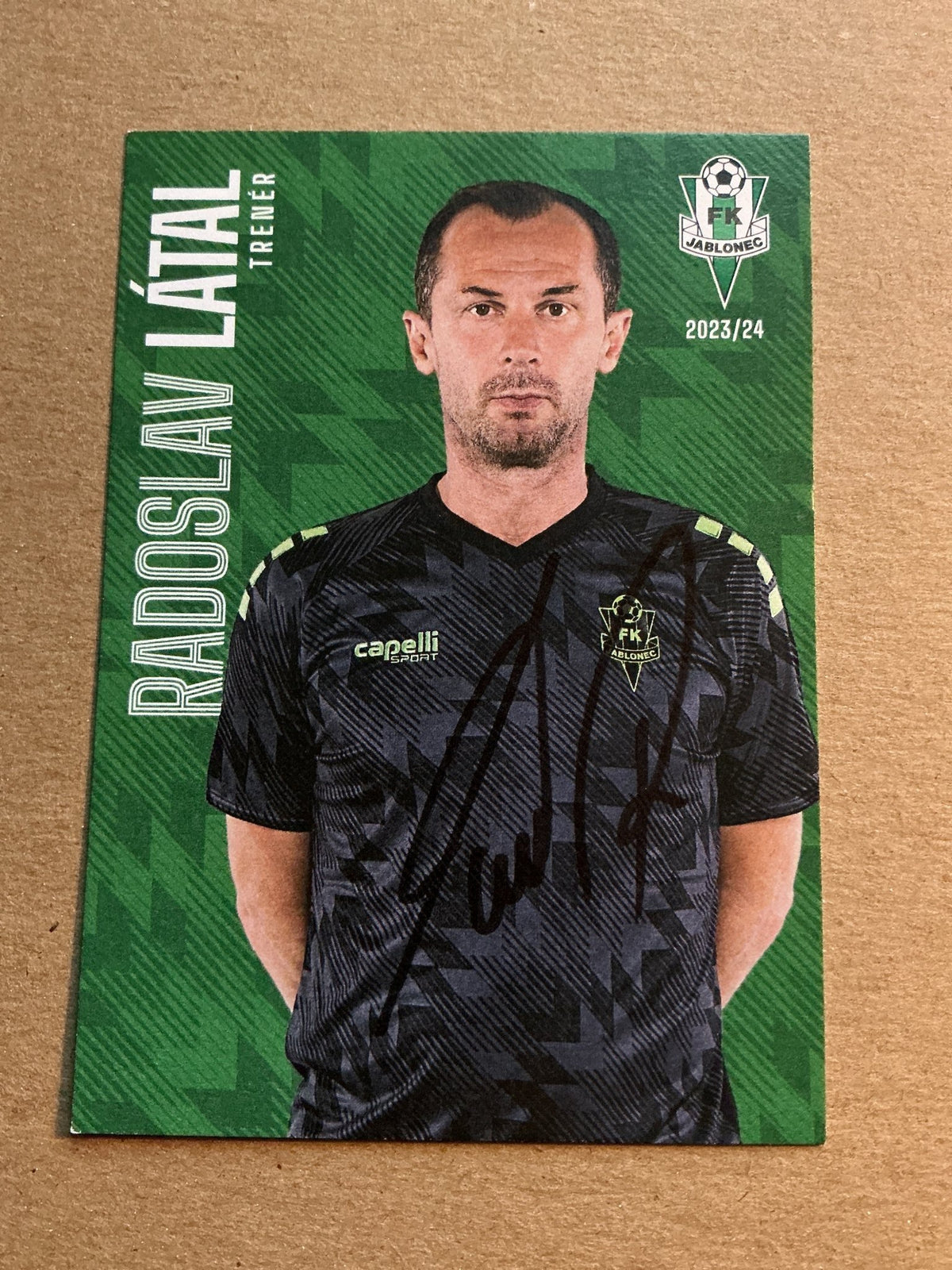 Radoslav Látal, Czech Republic 🇨🇿 FK Jablonec 2023/24 hand signed - Autographs-World