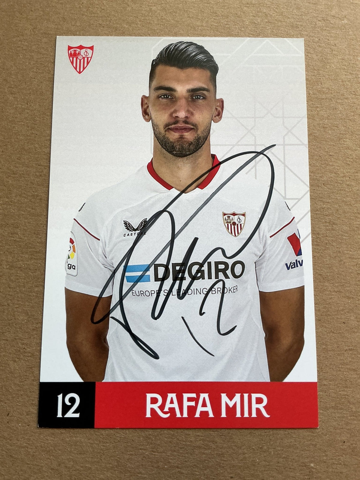 Rafa Mir, Spain 🇪🇸 Sevilla FC 2022/23 hand signed - Autographs-World