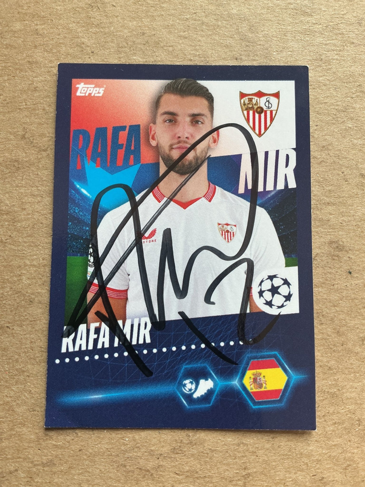 Rafa Mir, Spain 🇪🇸 Sevilla FC 2023/24 Topps hand signed - Autographs-World