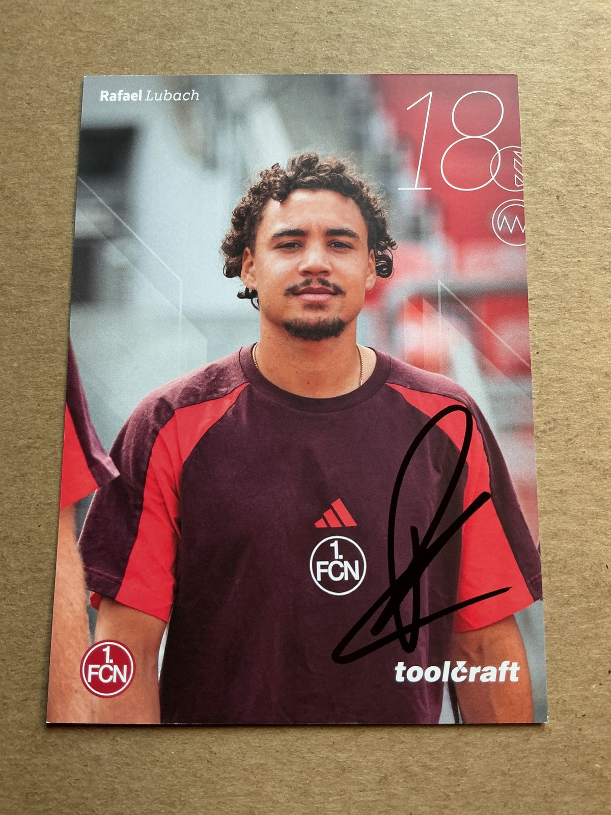 Rafael Lubach, Germany 🇩🇪 1.FC Nürnberg 2025/26 hand signed - Autographs-World