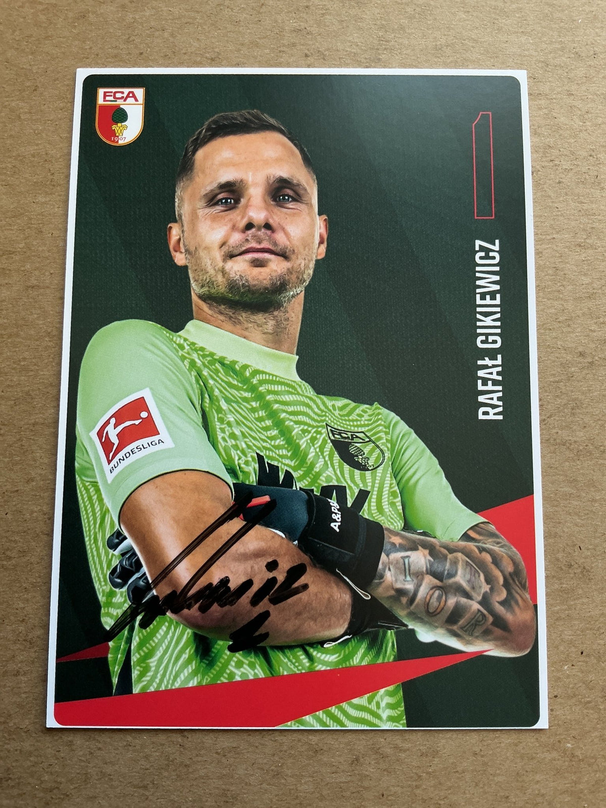 Rafał Gikiewicz, Poland 🇵🇱 FC Augsburg 2020/21 hand signed - Autographs-World