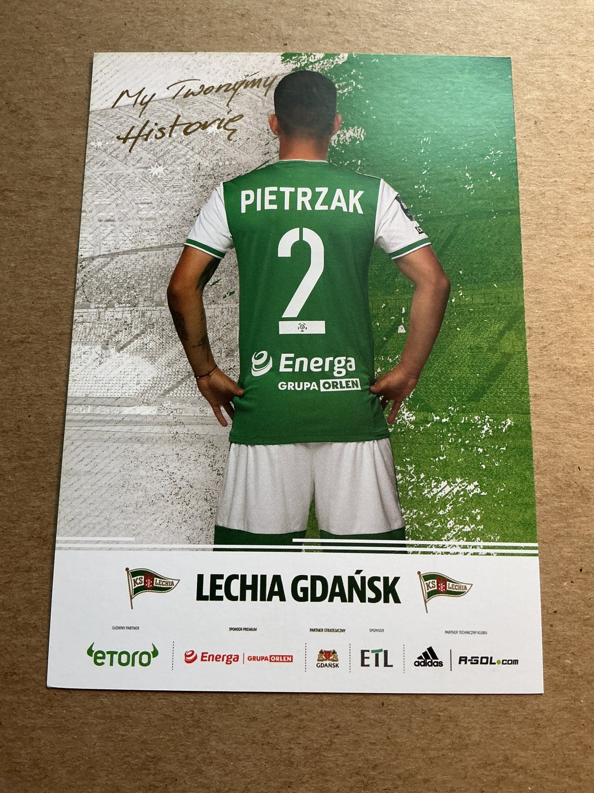 Rafał Pietrzak, Poland 🇵🇱 Lechia Gdansk 2022/23 hand signed - Autographs-World