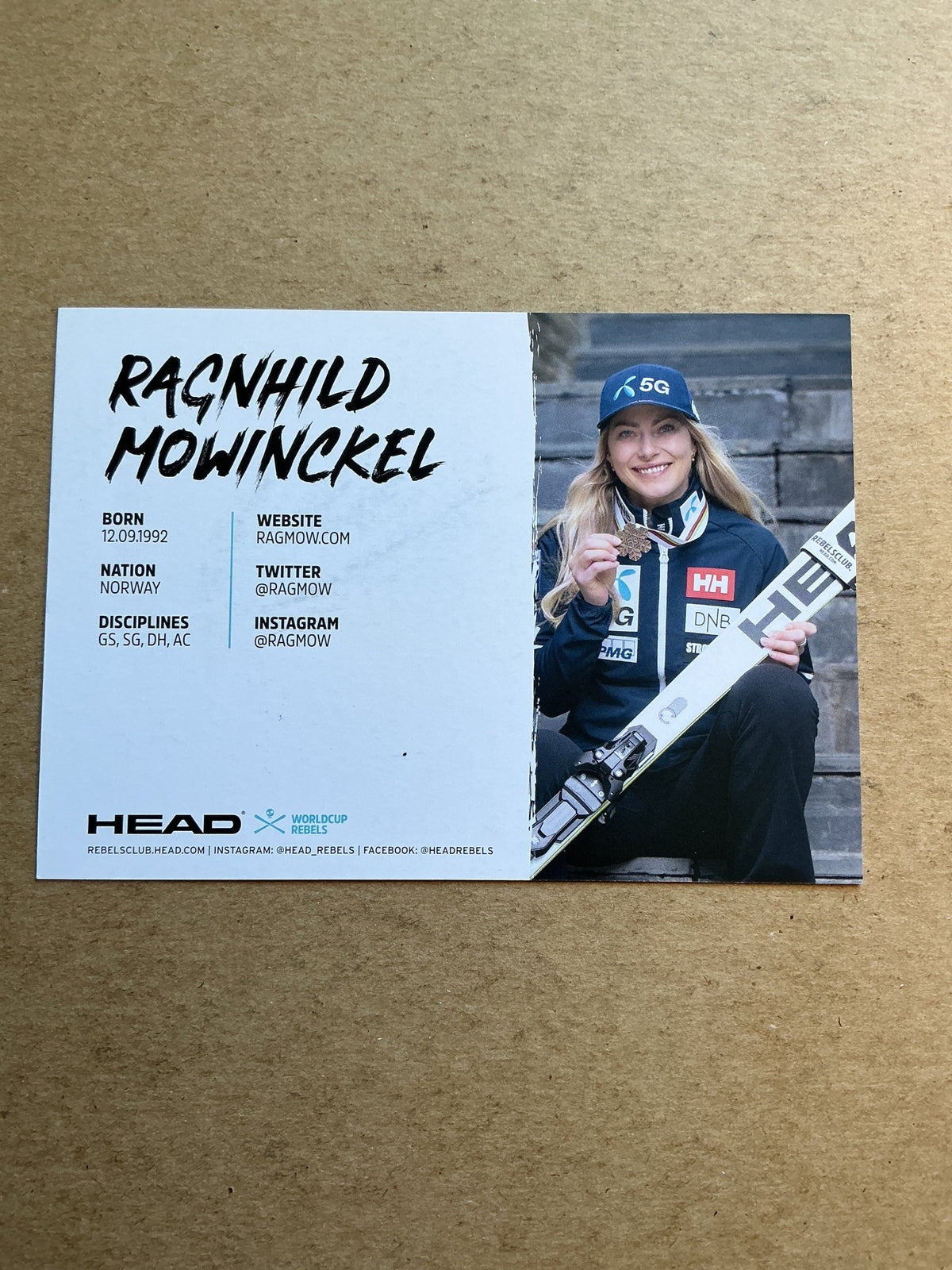 Ragnhild Mohwinckel, Norway 🇳🇴 Alpine Winter 2025/26 hand signed - Autographs-World