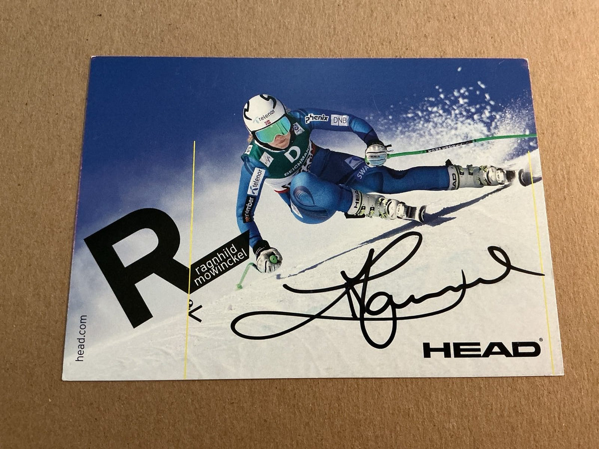 Ragnhild Mowinckel, Norway 🇳🇴 Alpine Winter 2022/23 hand signed - Autographs-World