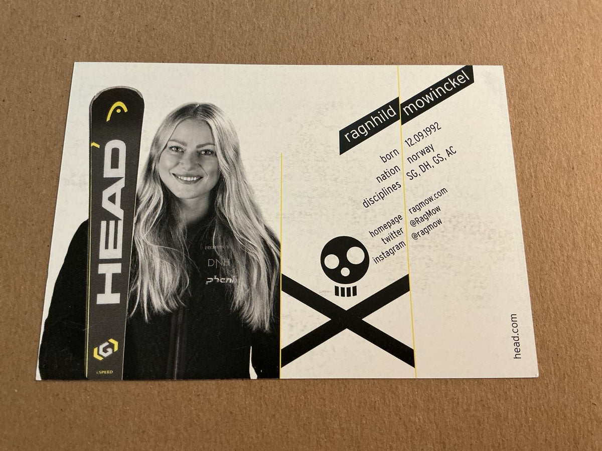 Ragnhild Mowinckel, Norway 🇳🇴 Alpine Winter 2022/23 hand signed - Autographs-World