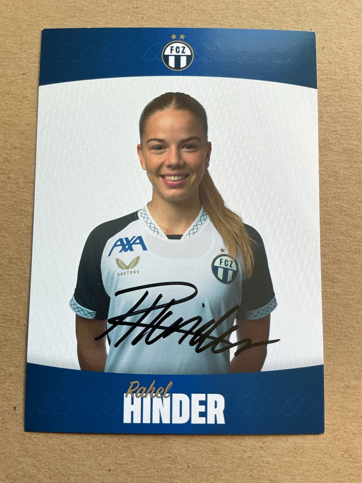 Rahel Hinder, Switzerland 🇨🇭 FC Zürich 2026/27 hand signed - Autographs-World