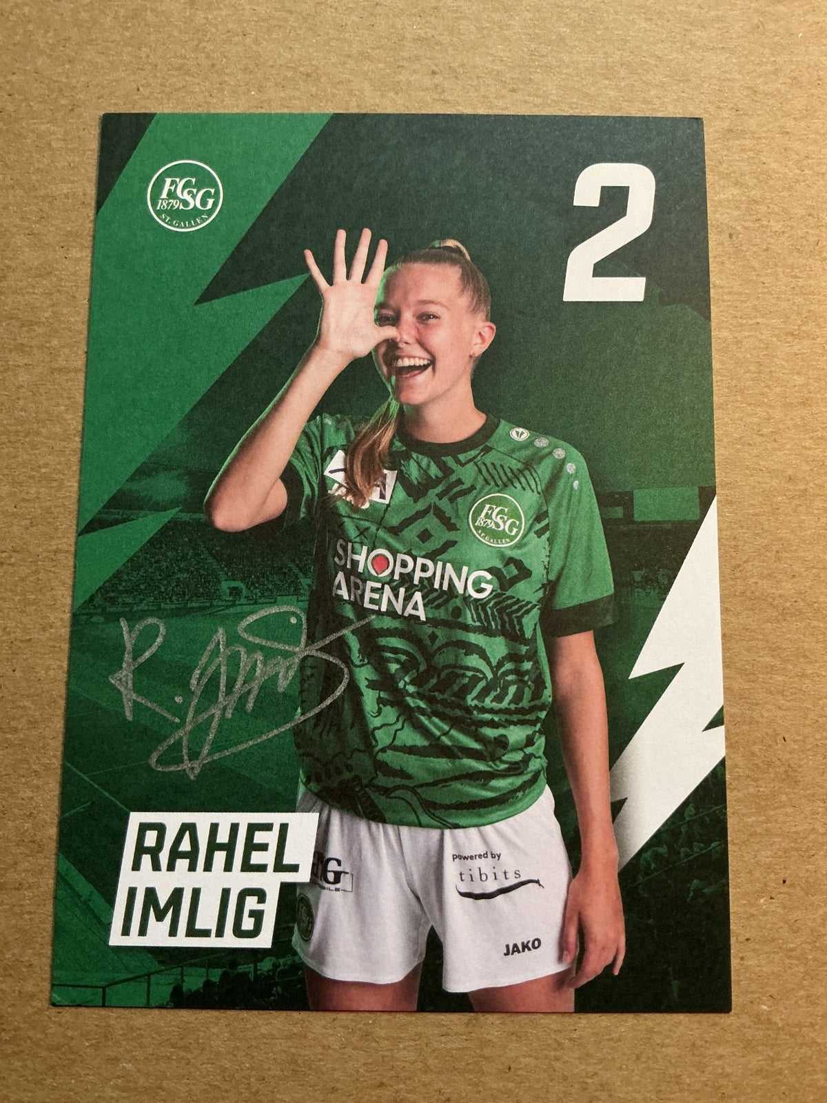 Rahel Imlig, Switzerland 🇨🇭 FC St. Gallen 2022/23 hand signed - Autographs-World