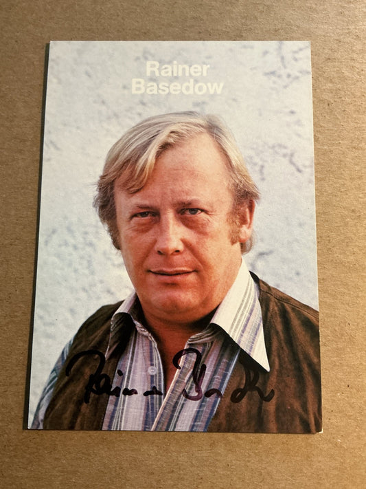 Rainer Basedow, Germany 🇩🇪 Actor hand signed - Autographs-World
