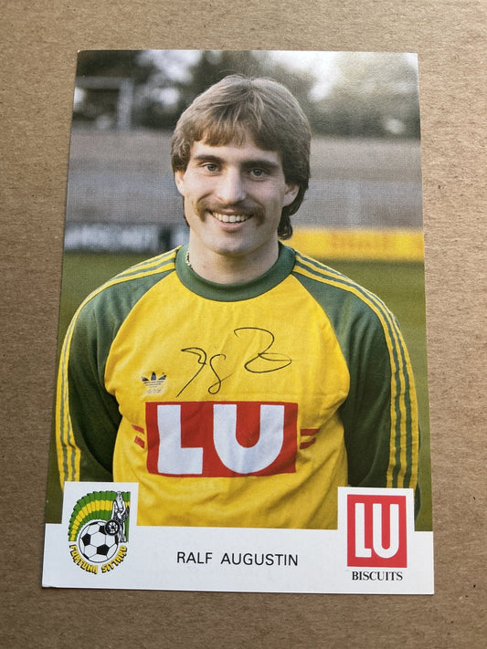 Ralf Augustin, Germany 🇩🇪 Fortuna Sittard 1982/83 hand signed - Autographs-World